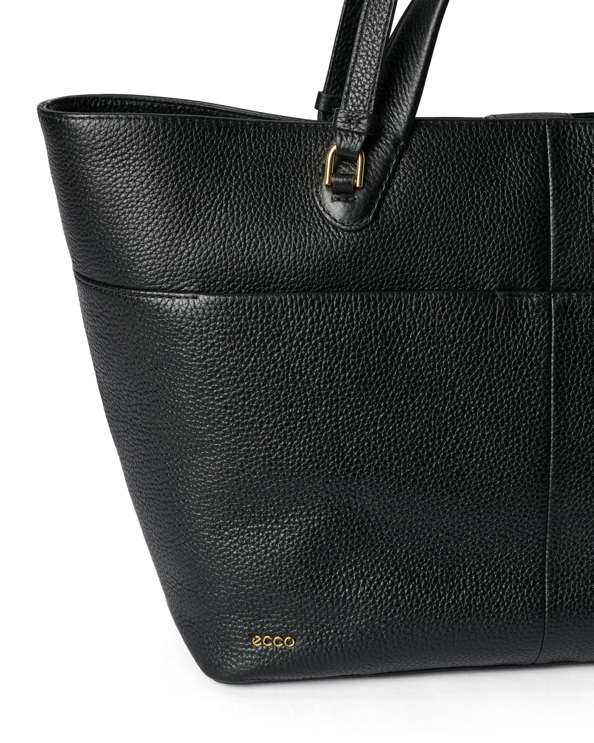 Bolso tote piel ECCO® - Negro - Detail-1