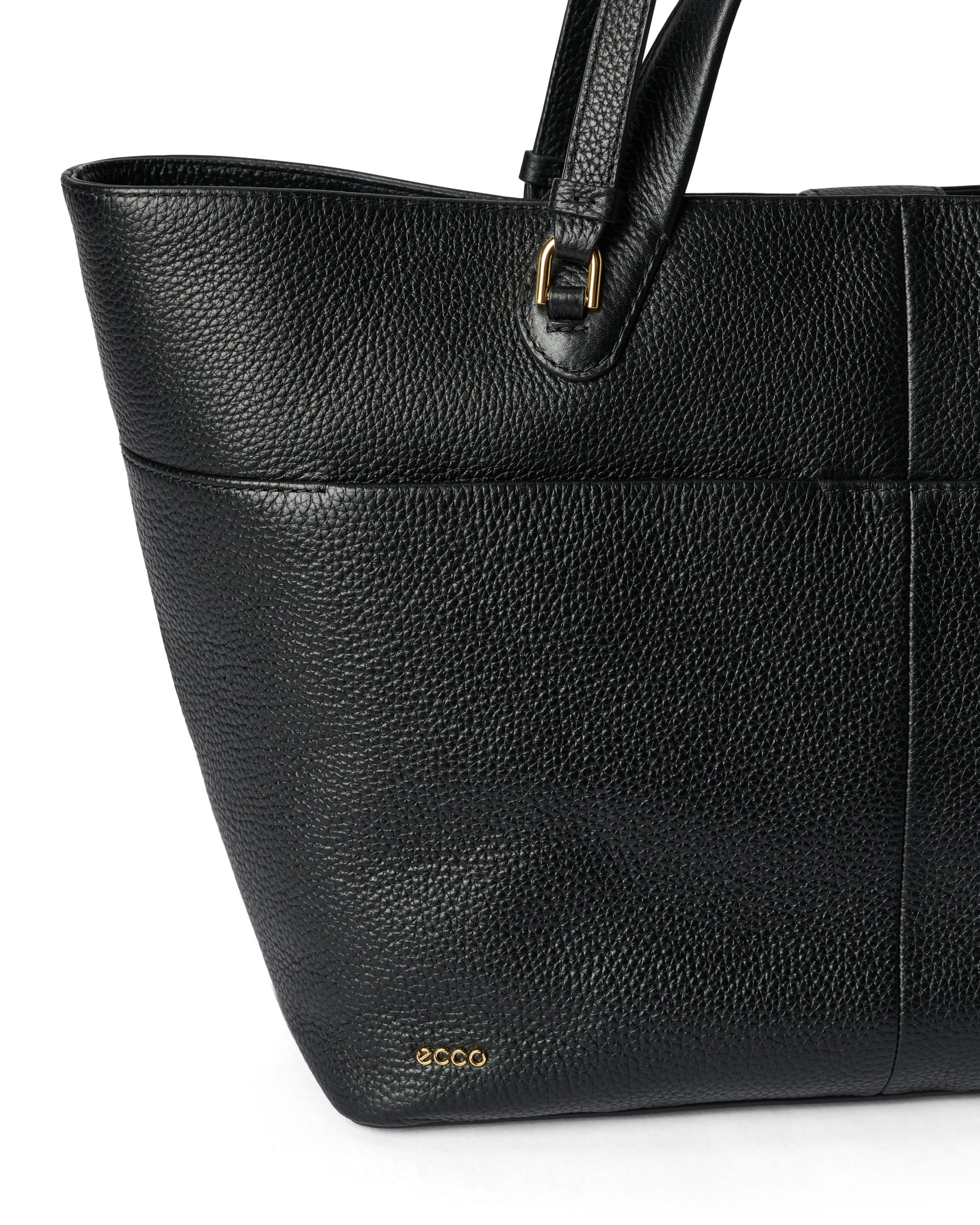 Bolso tote piel ECCO® - Negro - Detail-1