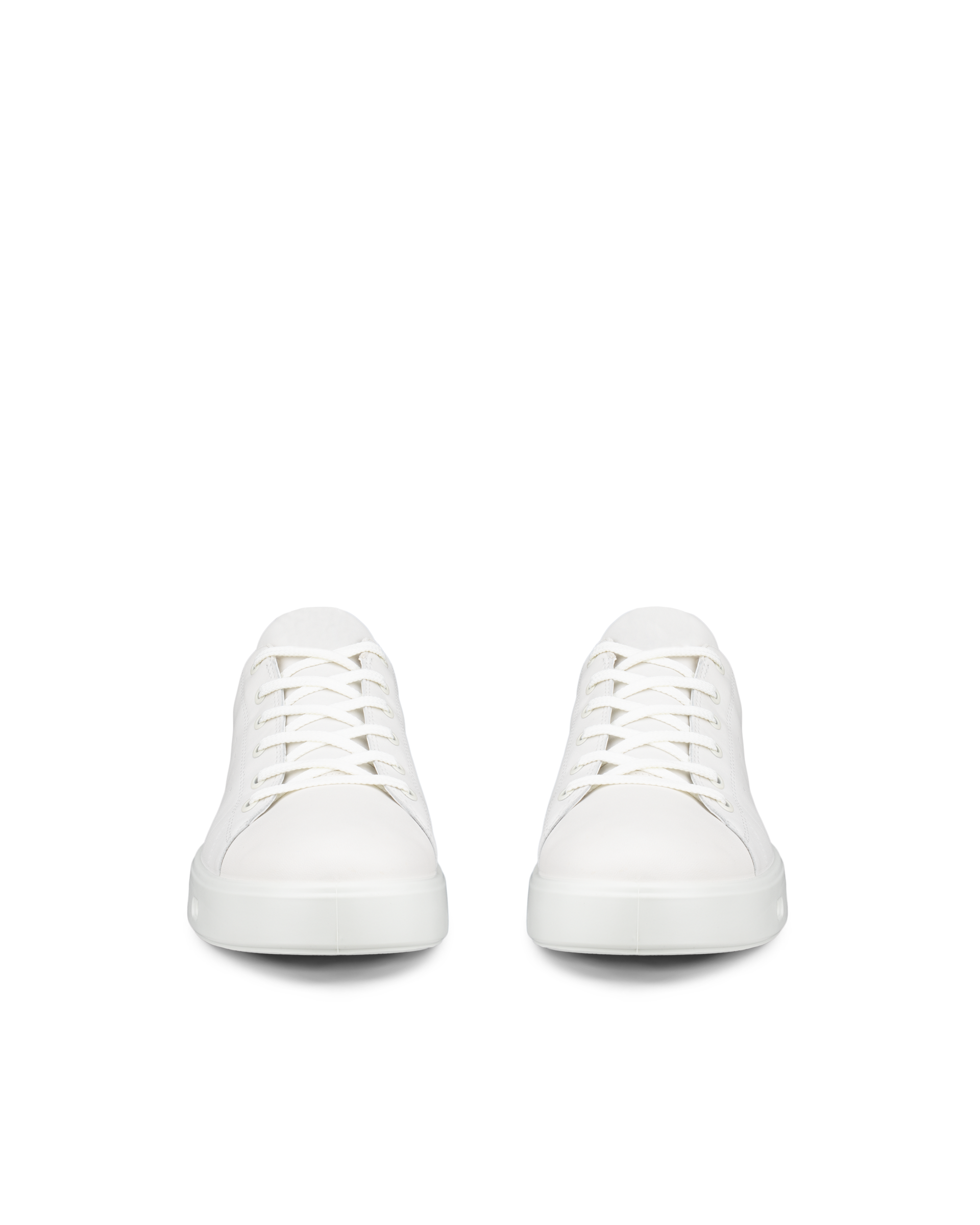 ECCO Street 720 MEN メンズ レザーGore-Texスニーカー - ホワイト - Front pair