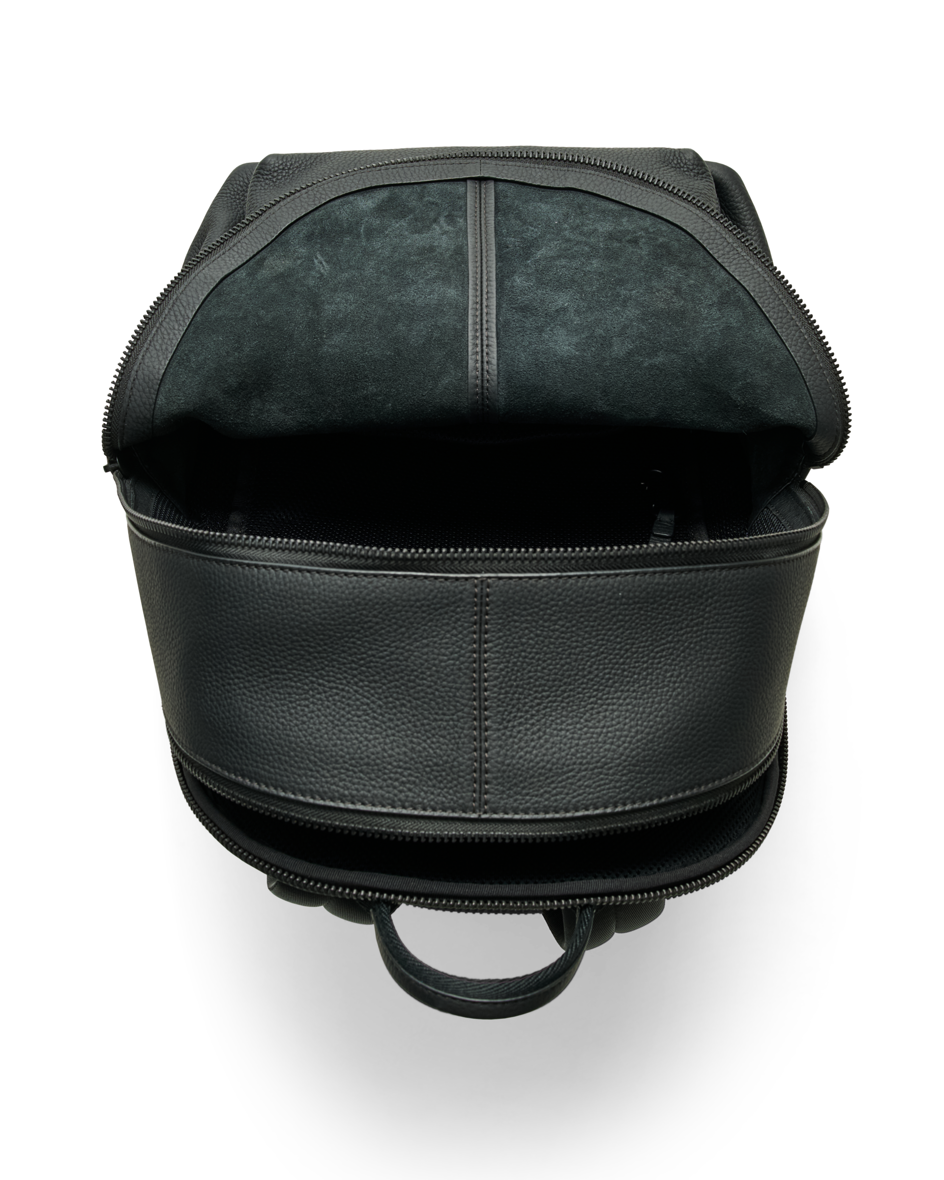 【美品】エコー ecco レザー リュック ECCO Round Pack L ECCO Round Pack Large Pebbled レザーバックパック | ブラック