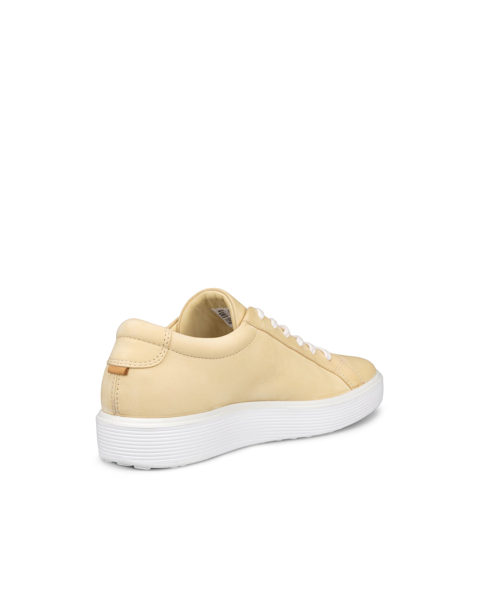 ECCO® Soft 60 baskets en nubuck pour femme - Jaune - Back