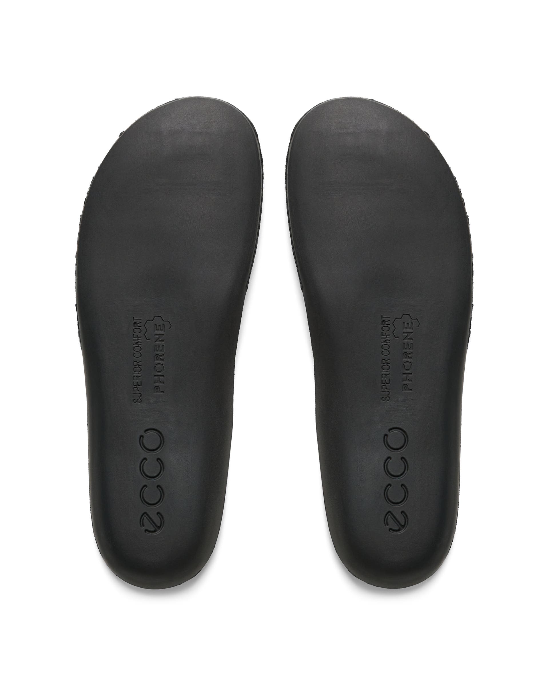 ECCO® Kinder Kunstfell-Einlegesohlen - Schwarz - Back