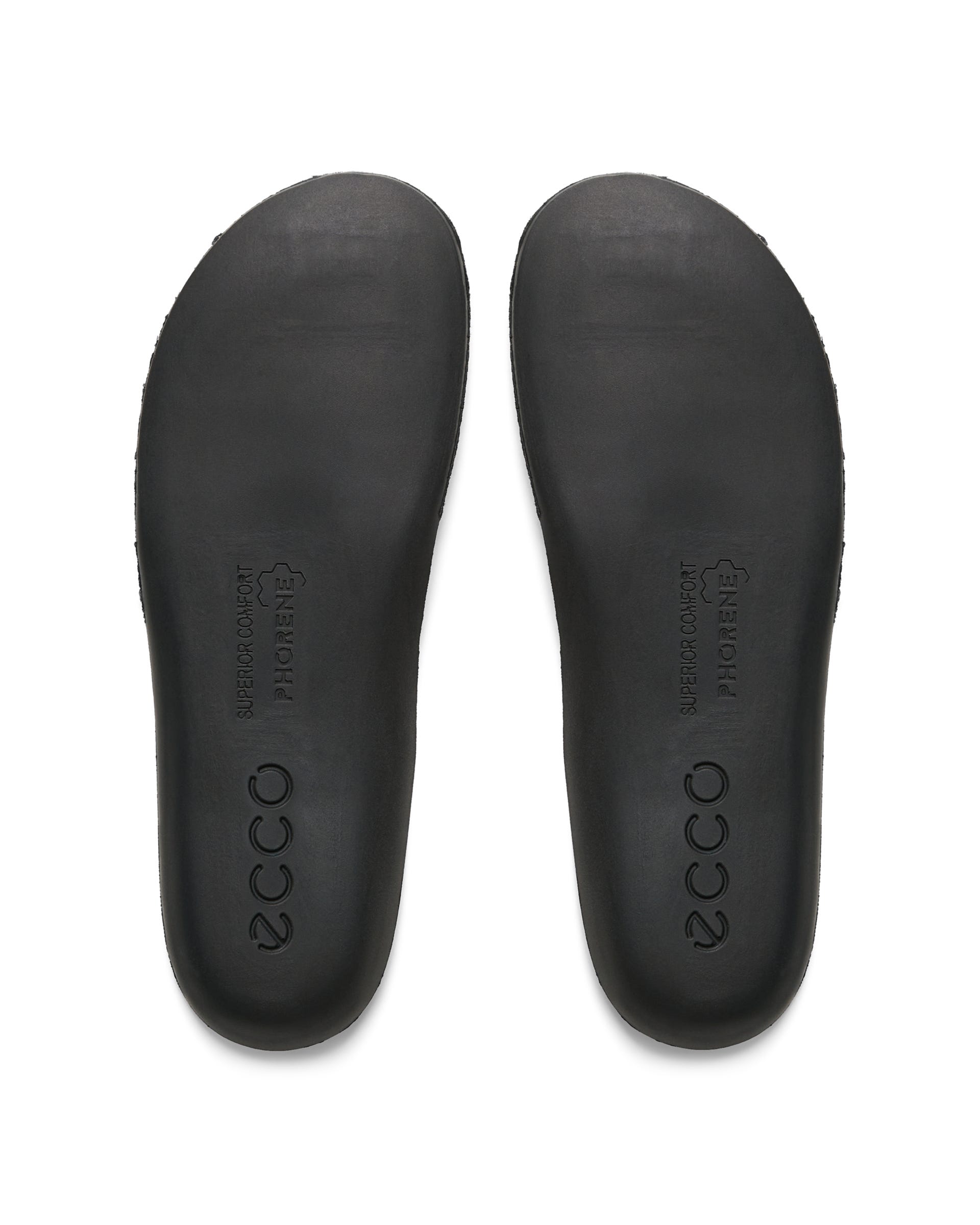 ECCO® Kinder Kunstfell-Einlegesohlen - Schwarz - Back