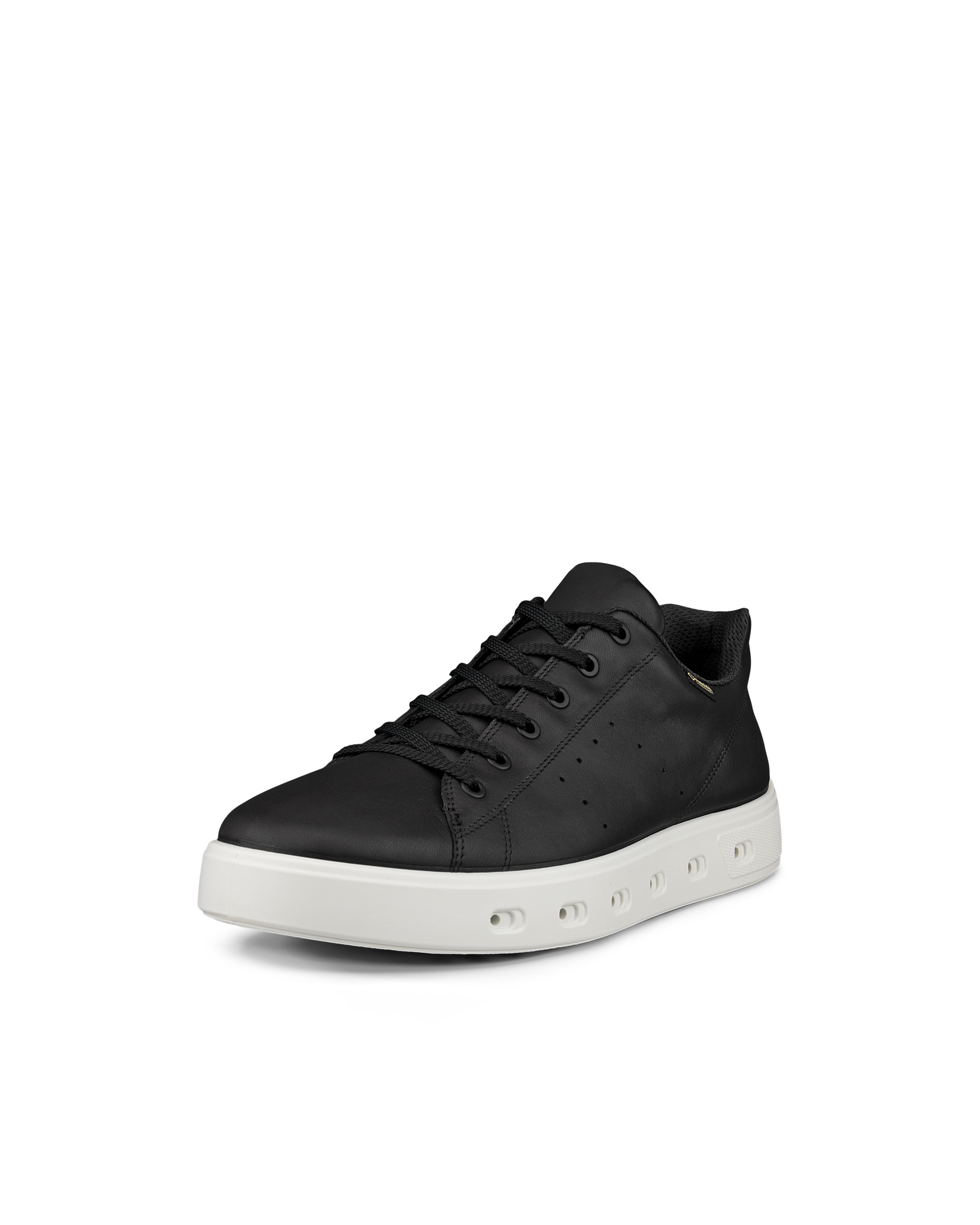 Men's ECCO® Street 720 Leather Gore-Tex Trainer - Black - Main