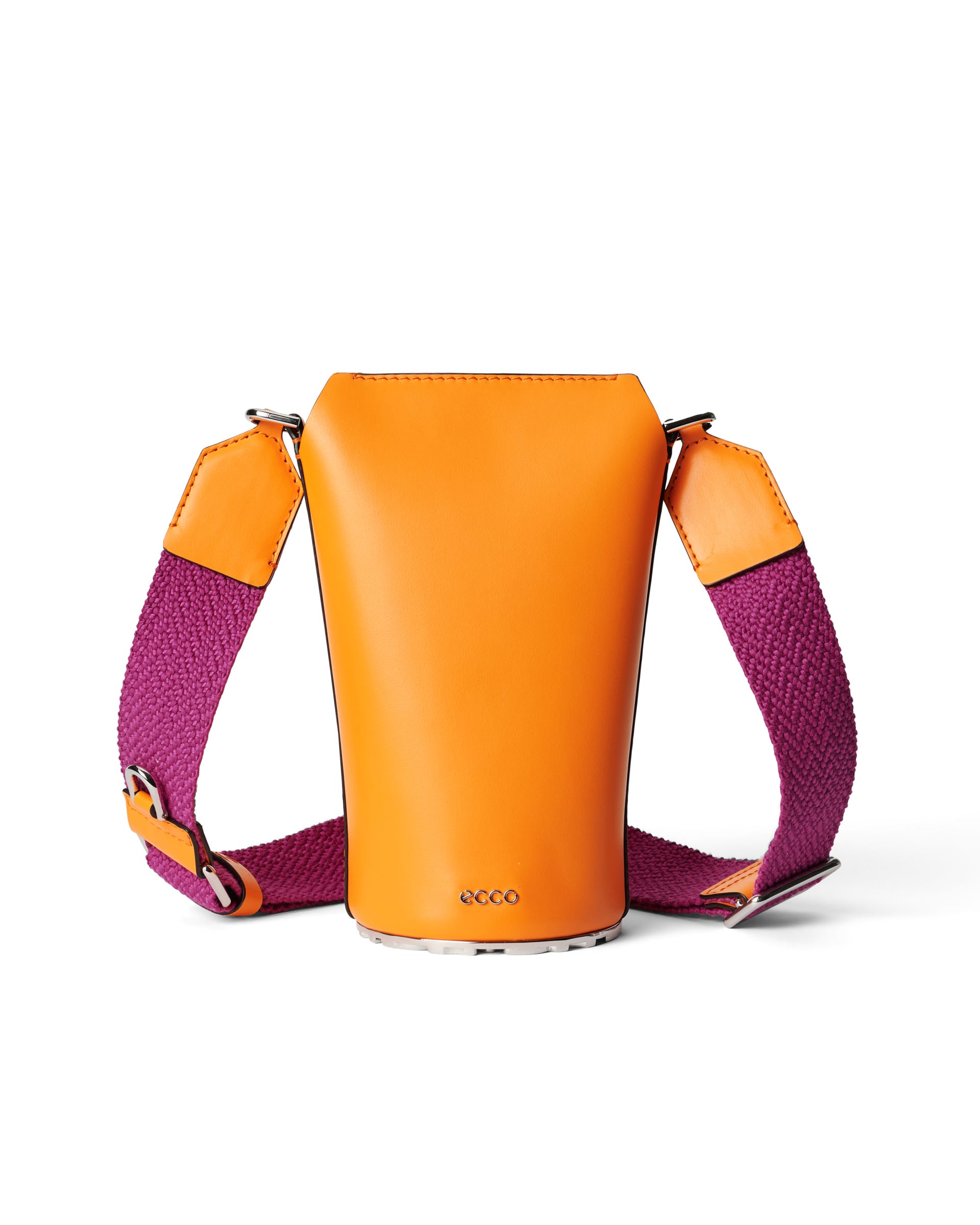 ECCO® Pot Wave Plate Smooth Leather Crossbody Bag