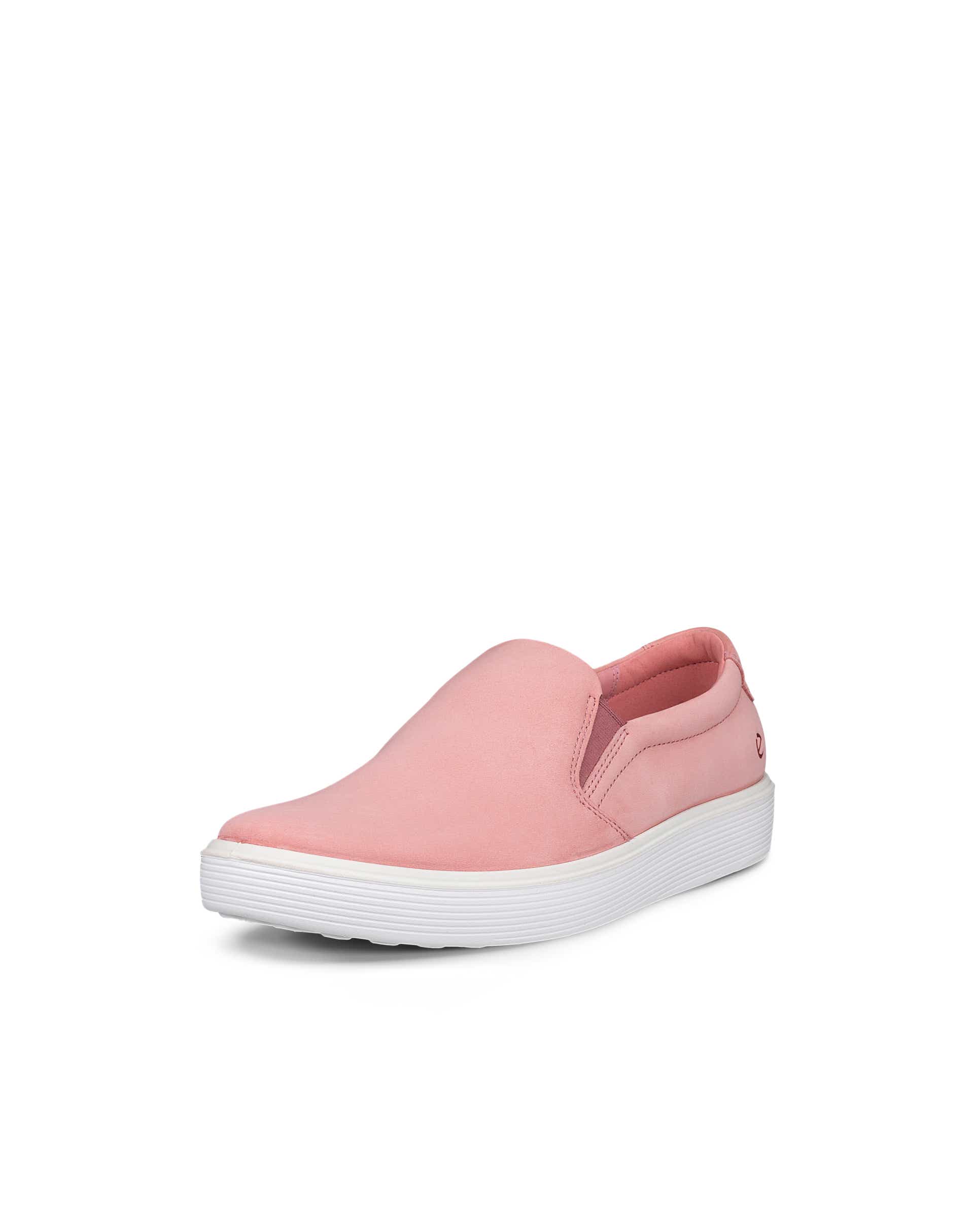 ECCO® Soft 60 Damen Sneaker aus Nubukleder - Rosa - Main