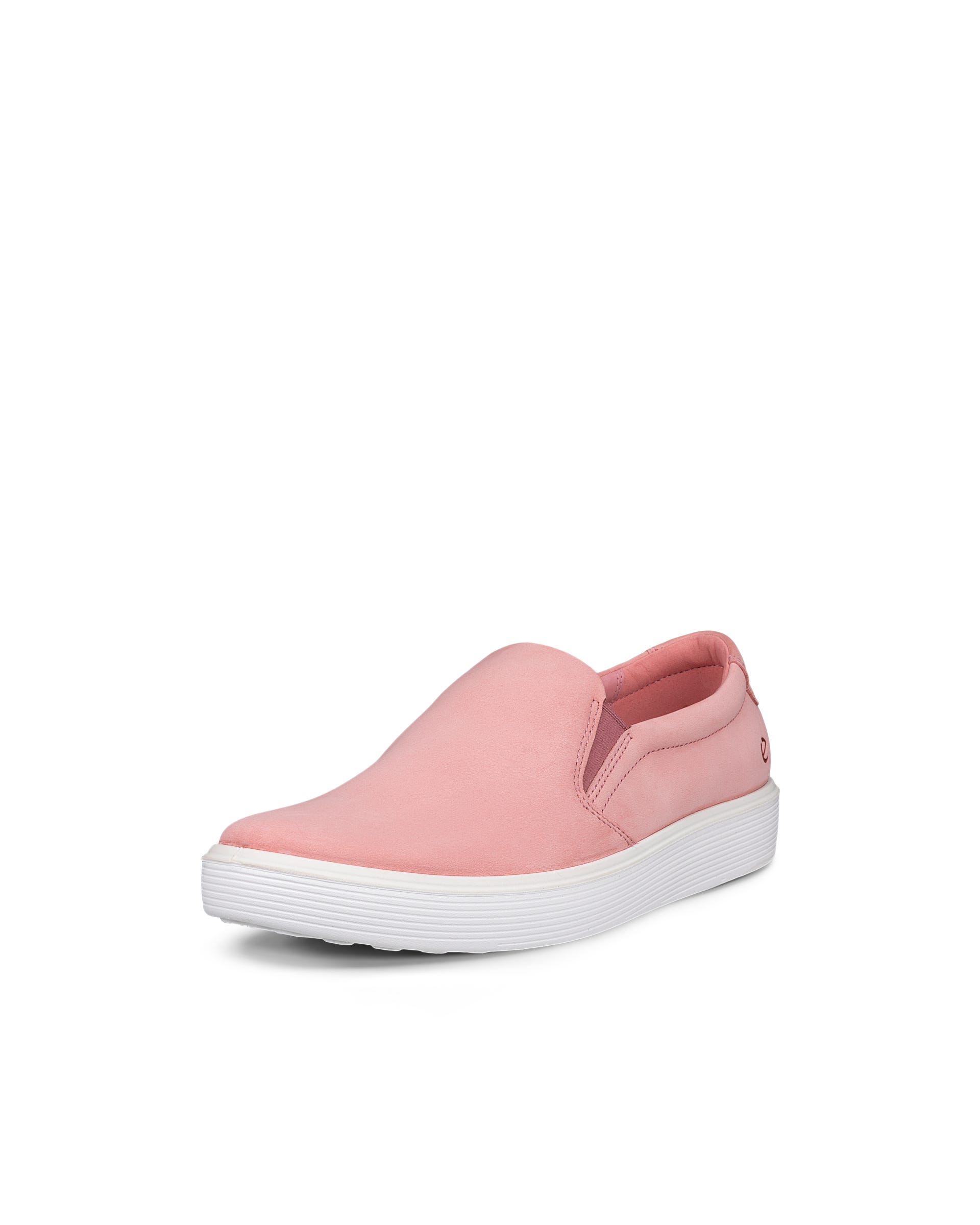 ECCO® Soft 60 Damen Sneaker aus Nubukleder - Rosa - Main