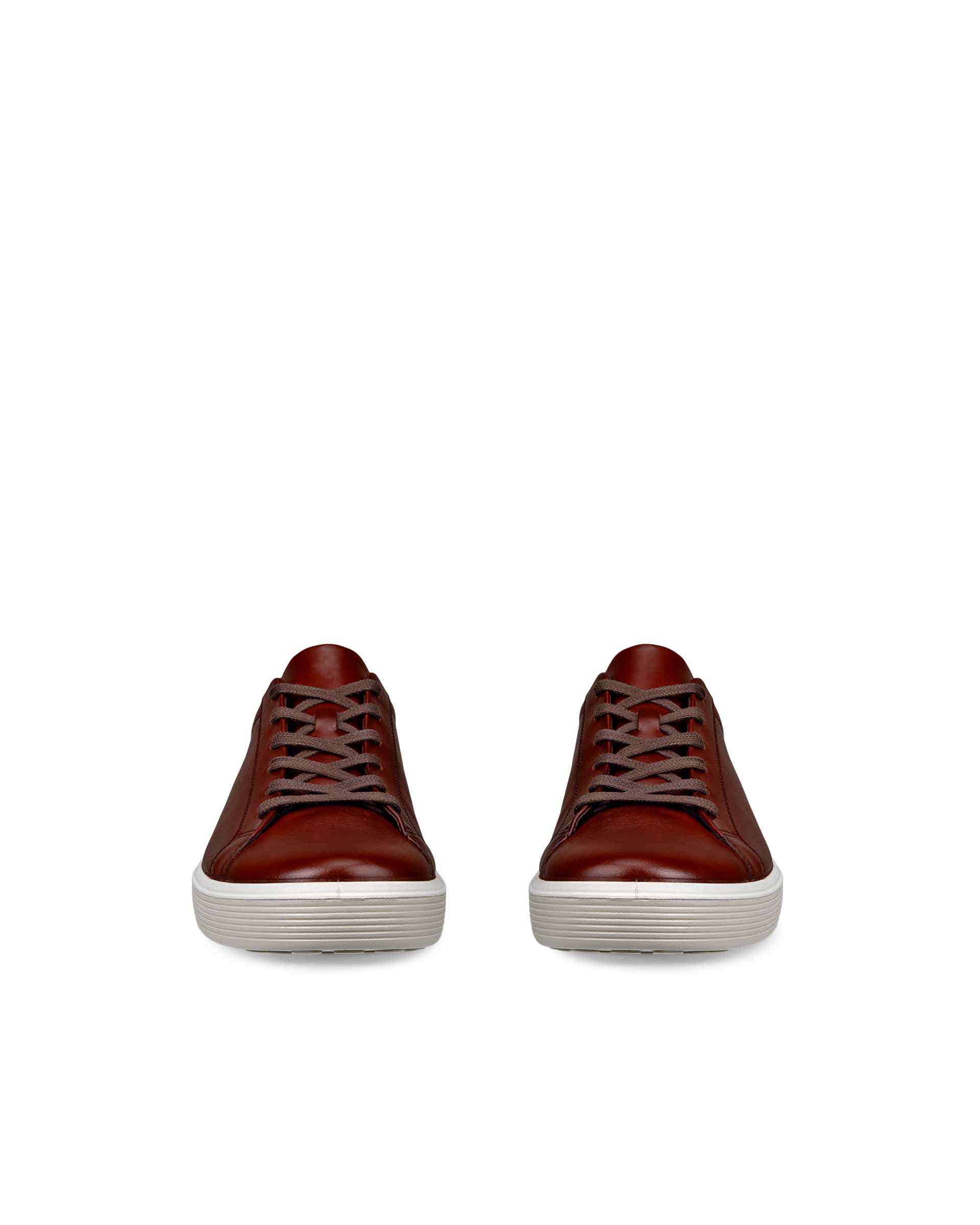 ECCO® SOFT 60 Skinnsneaker herr - Brun - Front pair