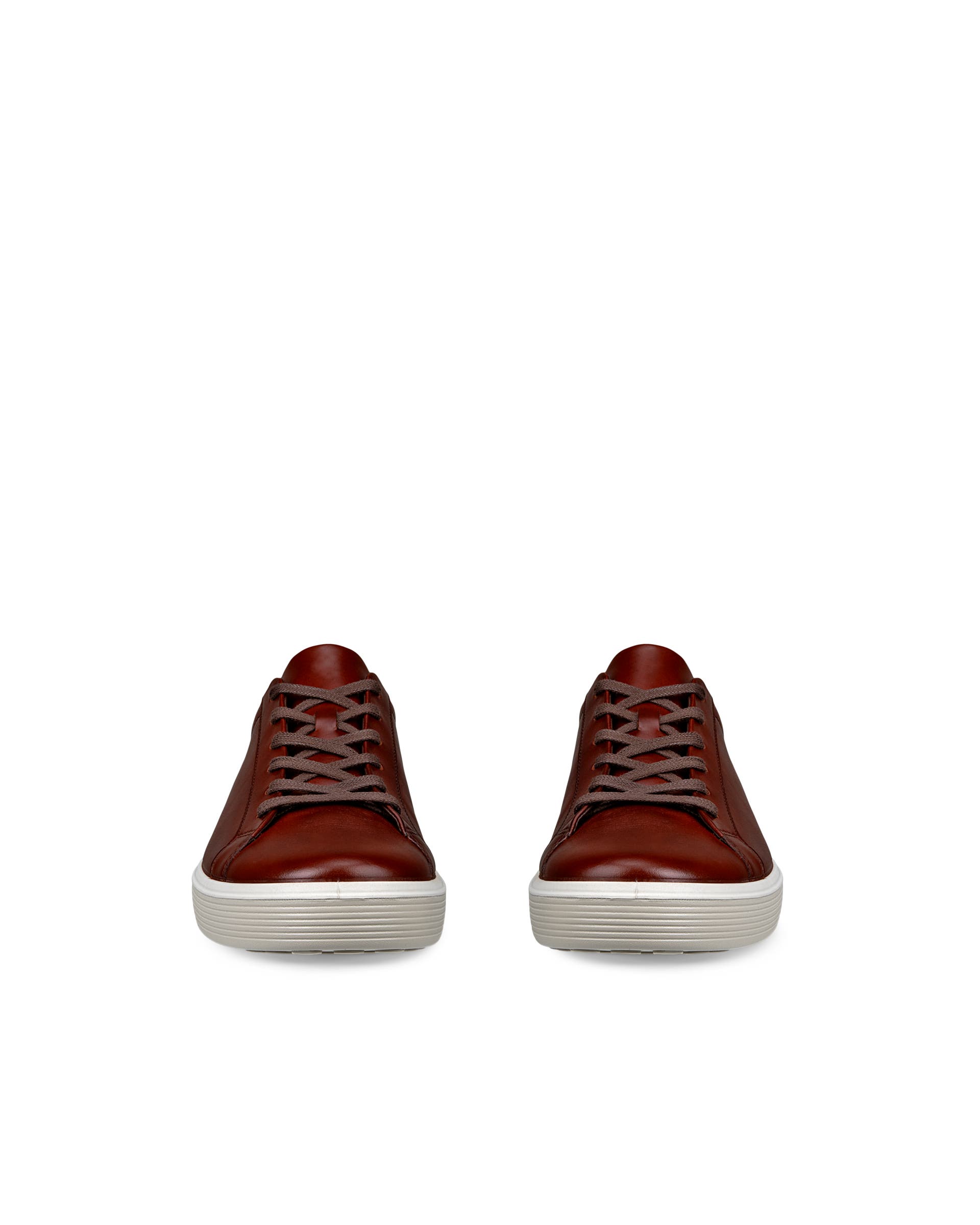 ECCO® SOFT 60 Skinnsneaker herr - Brun - Front pair