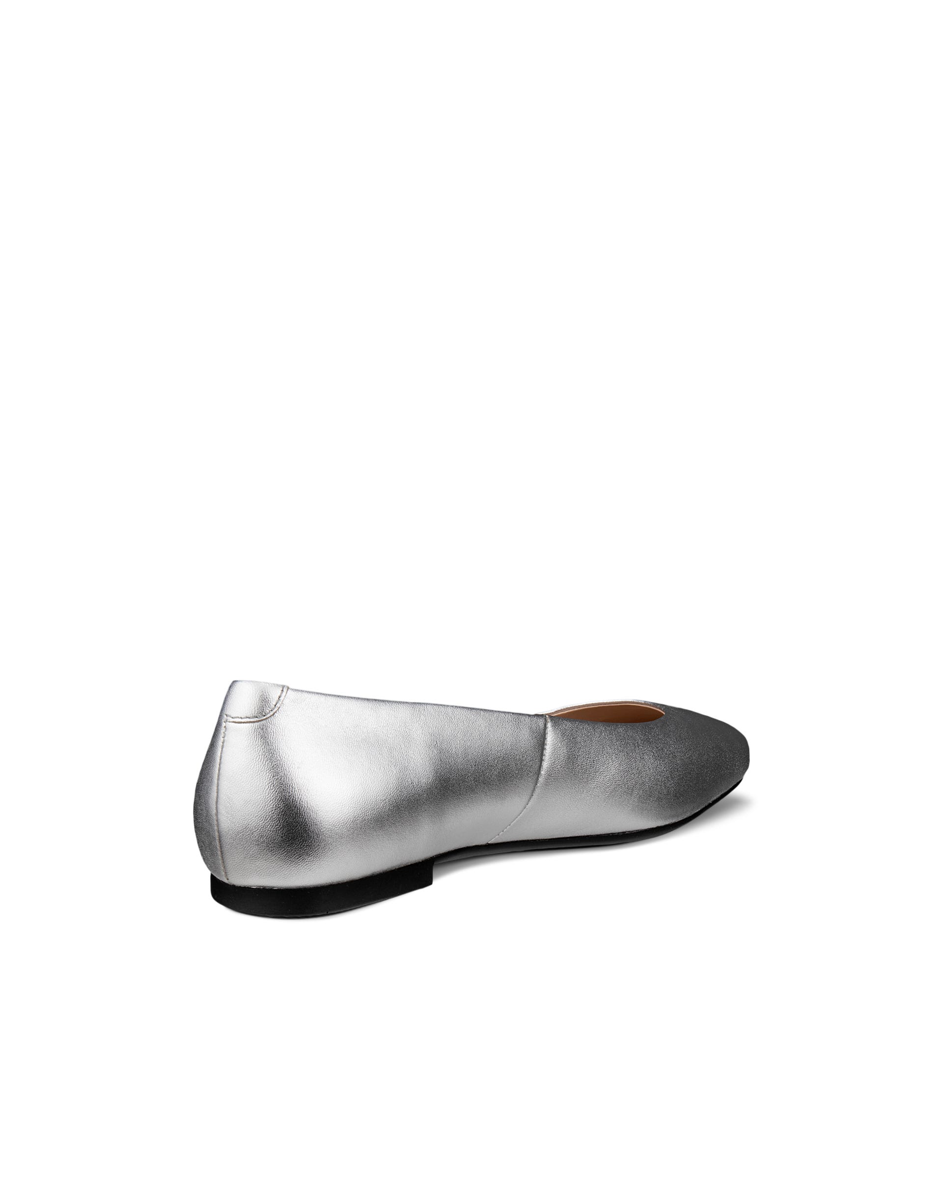ECCO® Margot Damen Lederballerina - Metallic - Back