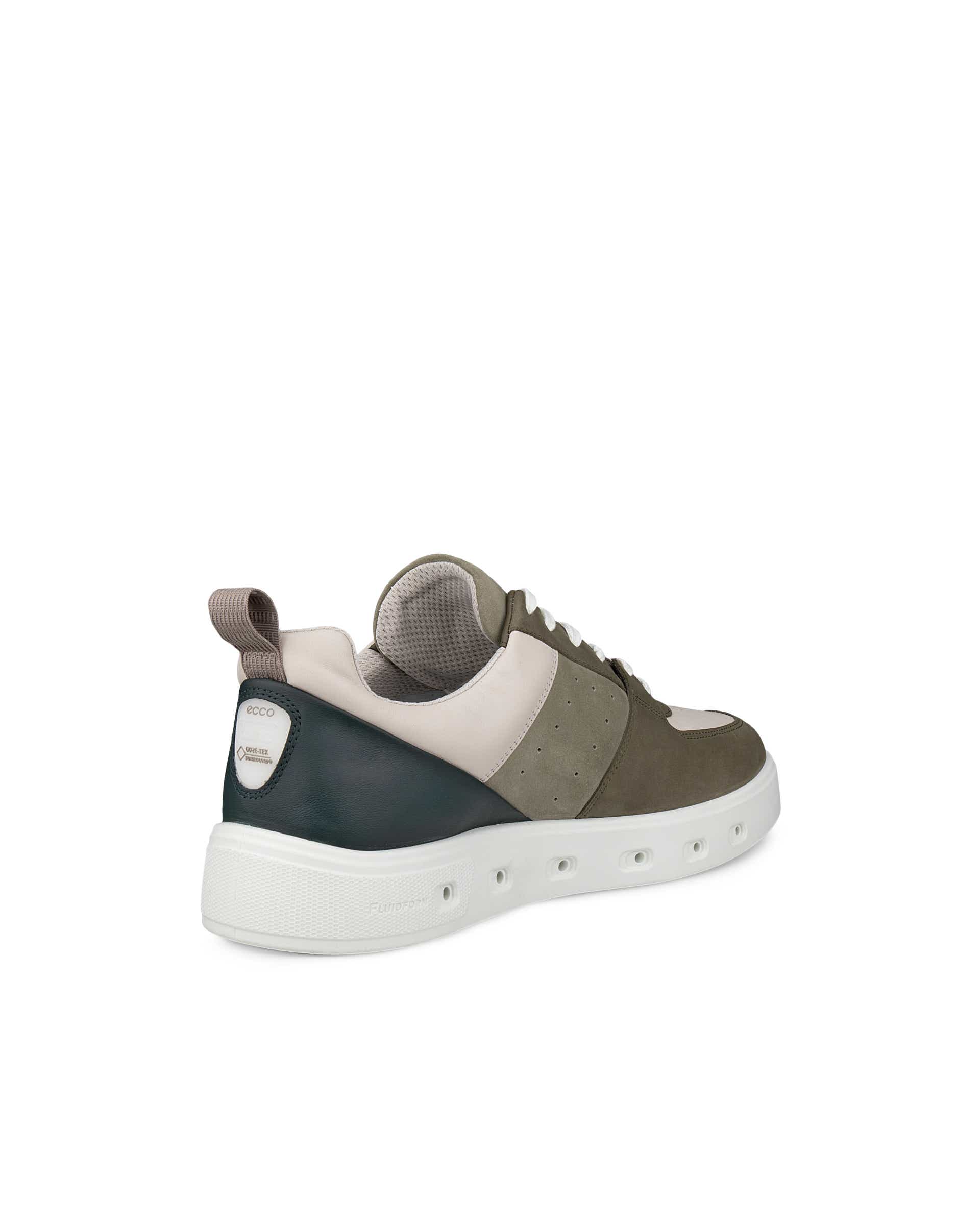 ECCO® STREET 720 Skinnsneaker med Gore-Tex herr - Grön - Back