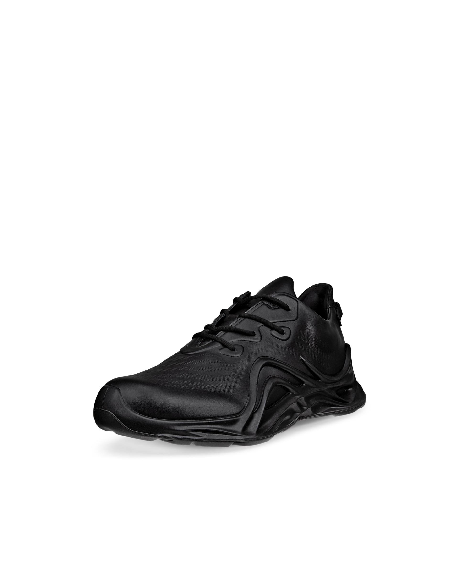 ECCO® Biom Infinite Heren leren sneaker - Zwart - Main
