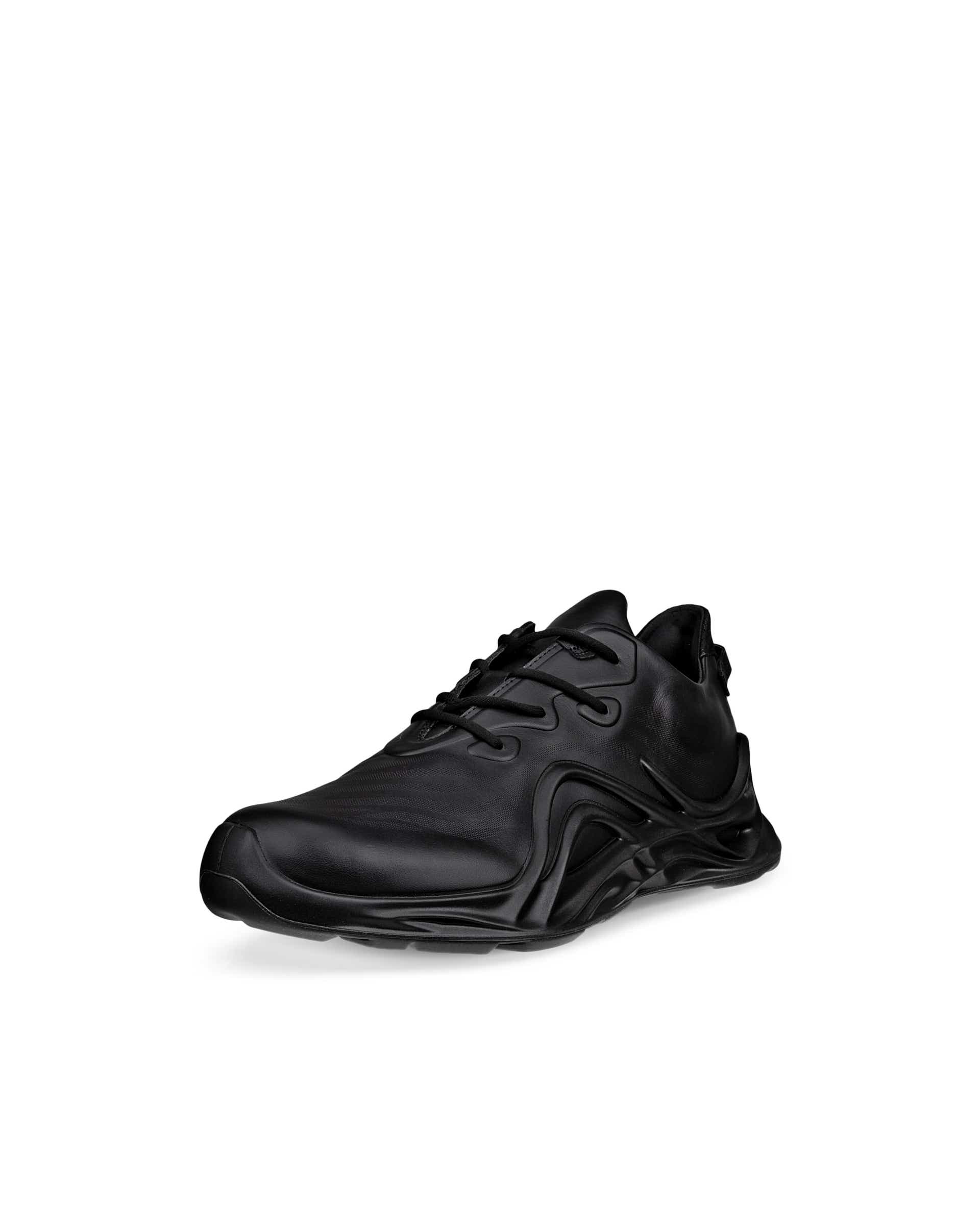 ECCO® Biom Infinite baskets en cuir pour homme - Noir - Main