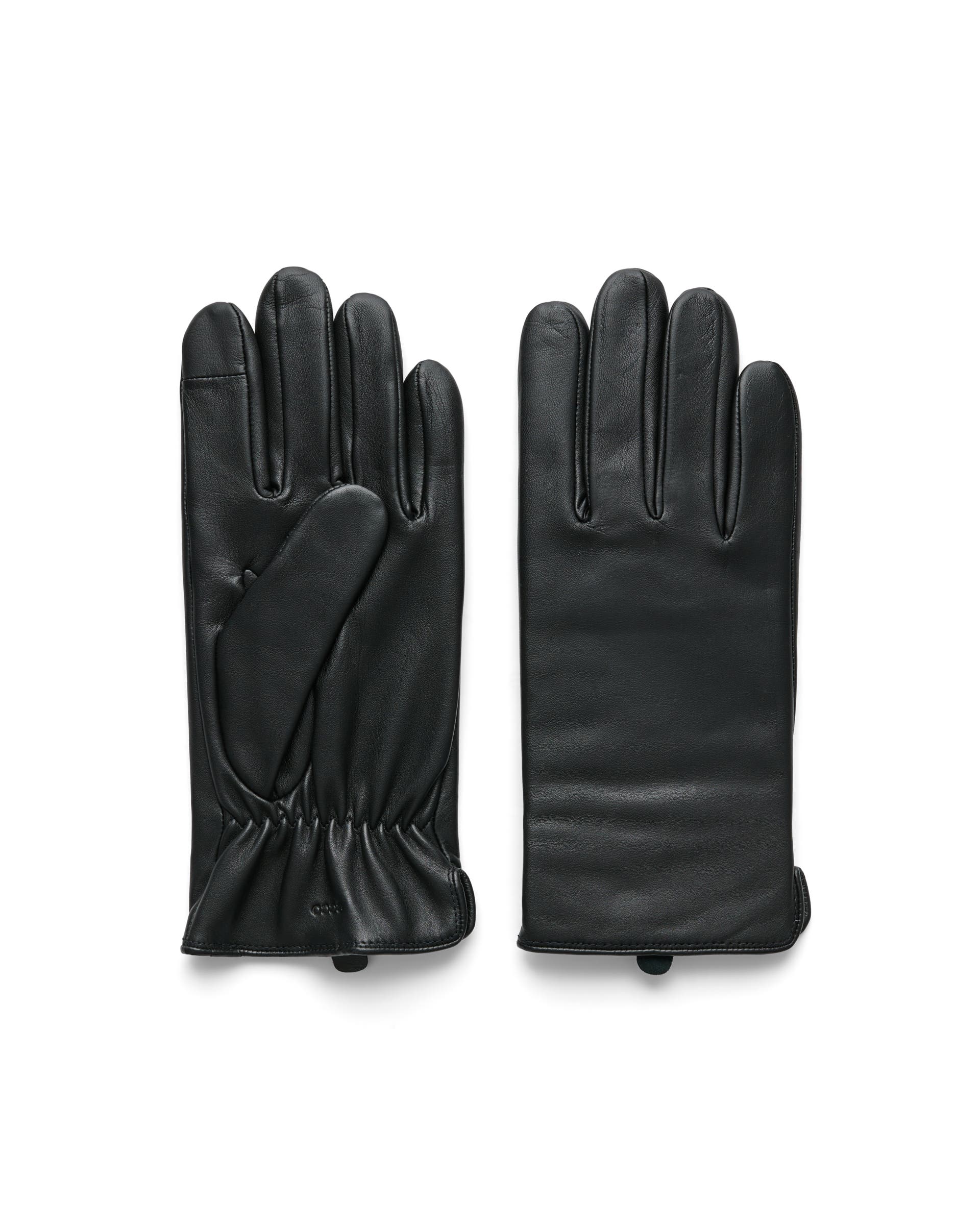 ECCO Minimal Gloves メンズ レザーグローブ - ブラック - Main