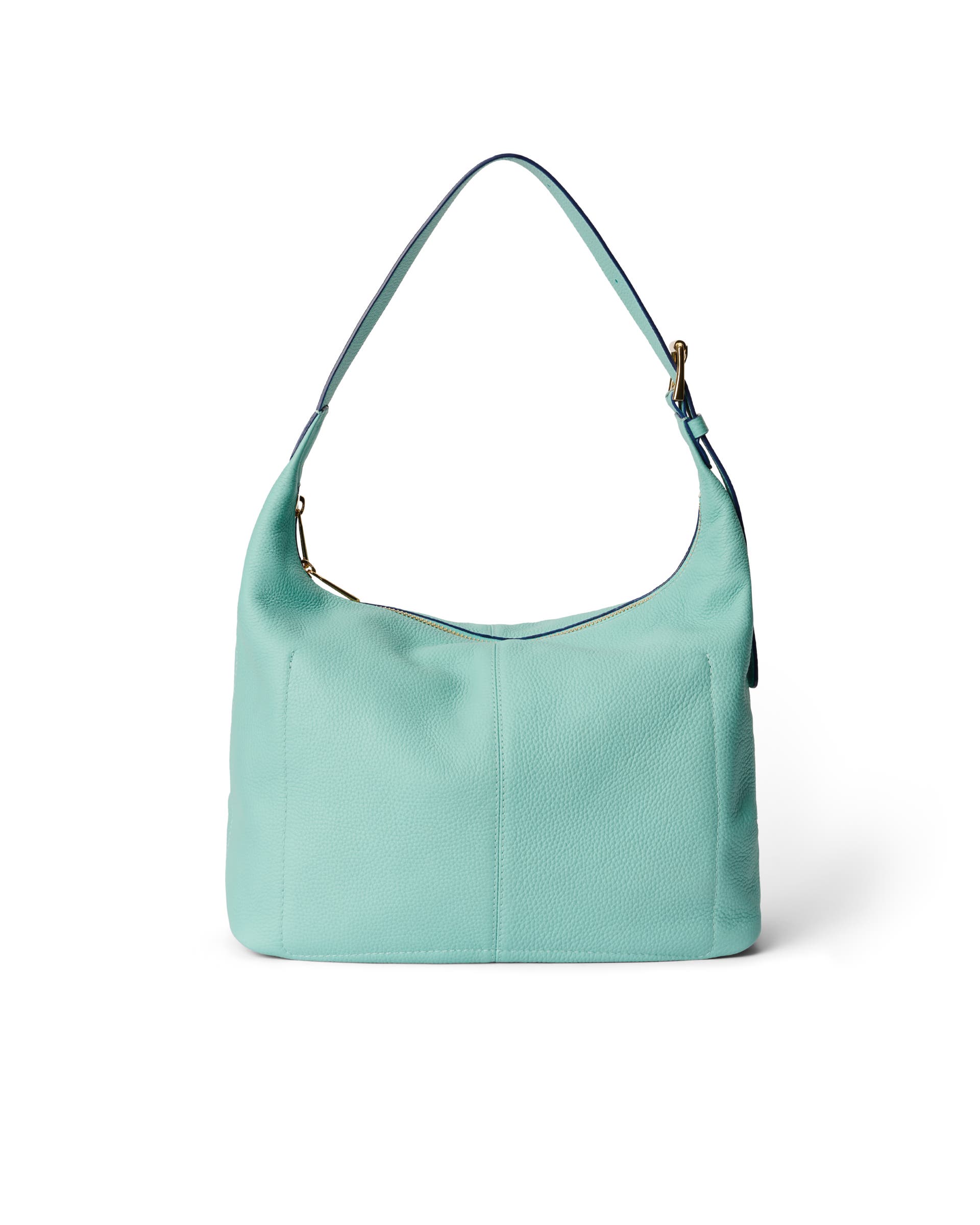 ECCO® Hobo Hobo-Tasche aus Leder - Blau - Back