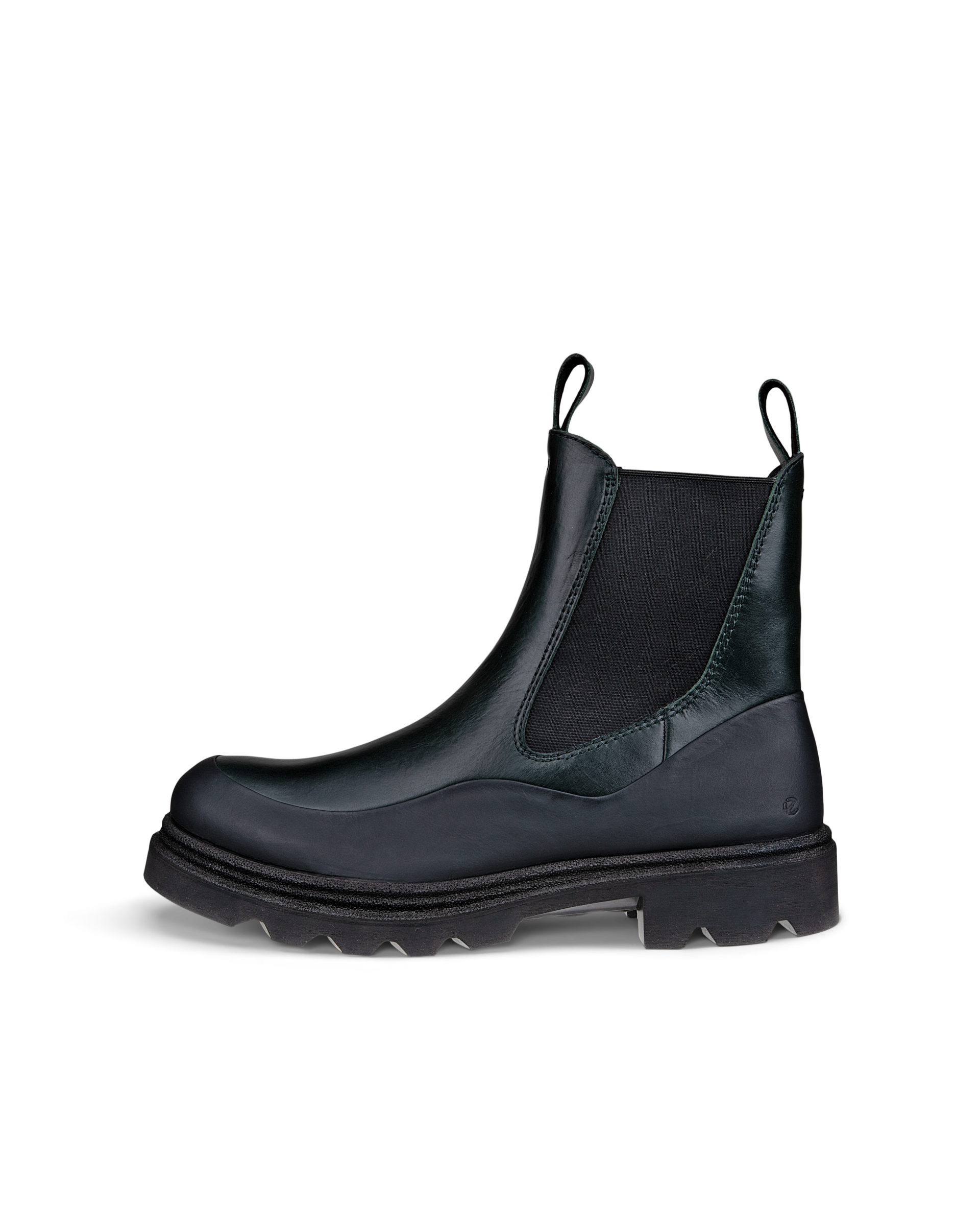 ECCO® Grainer Dames leren Chelsea boot - Groen - Outside