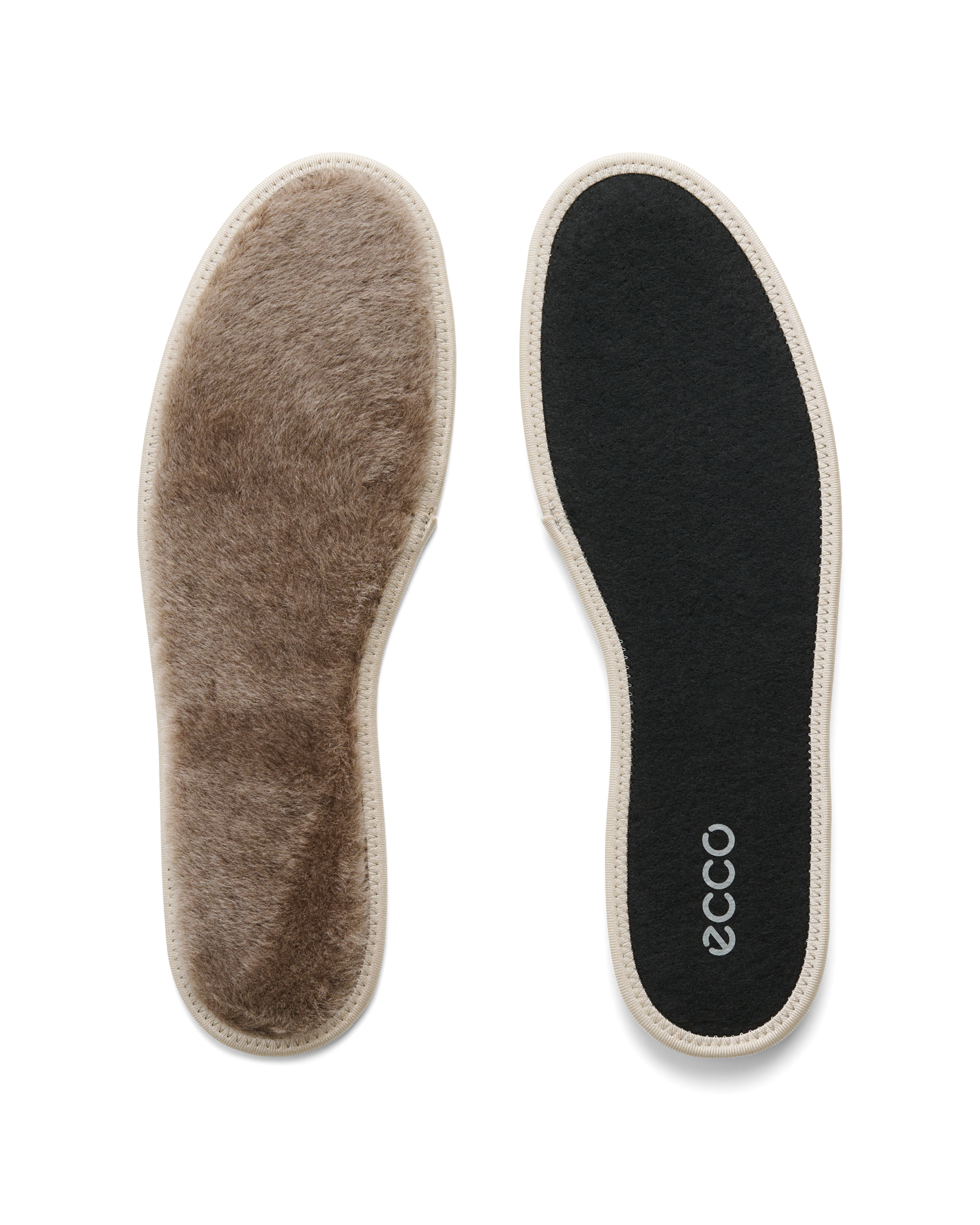 ECCO® Comfort indlægssål i lammeskind til herrer - Beige - Detail-1