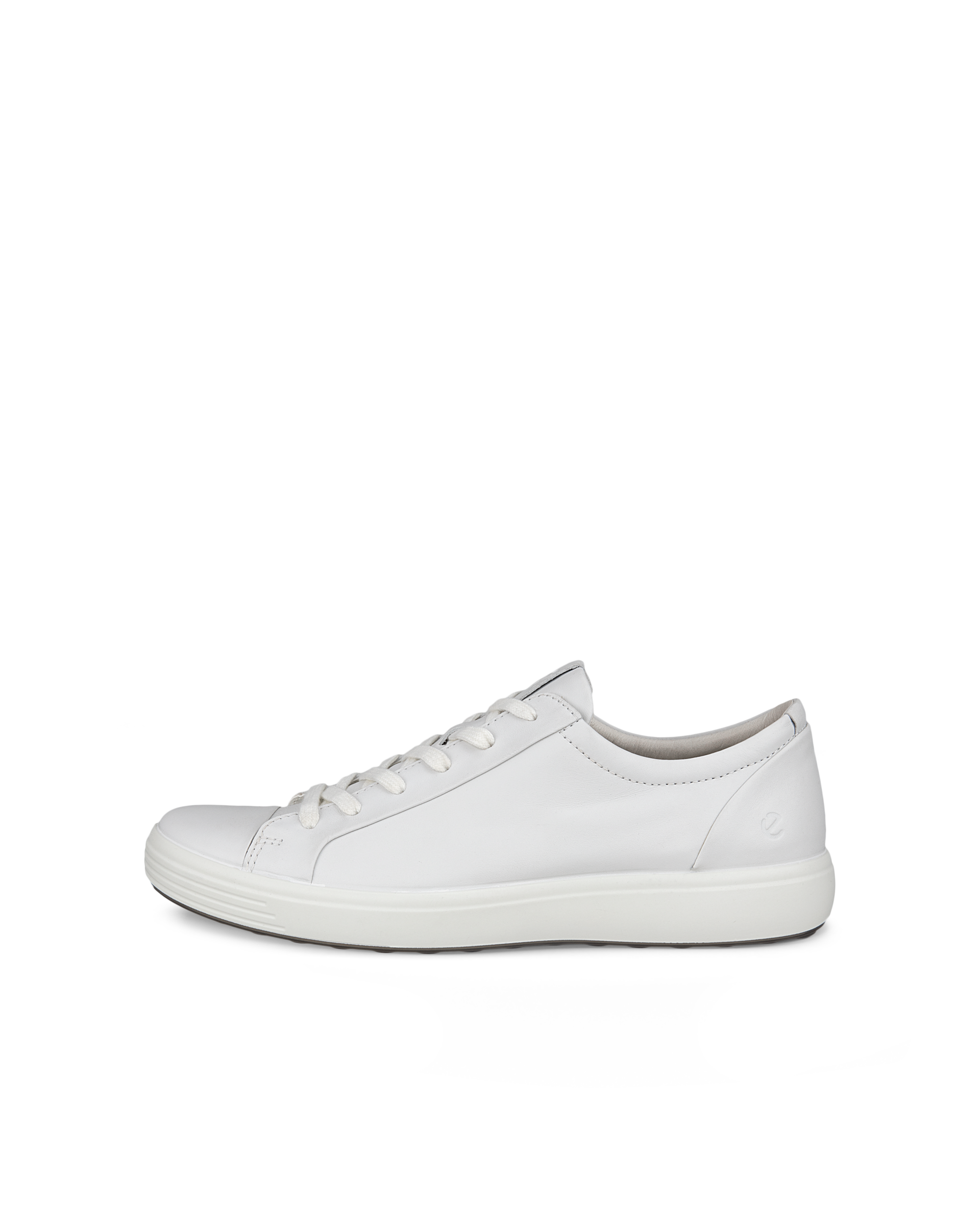 Men's ECCO® Soft 7 Leather Sneaker | White