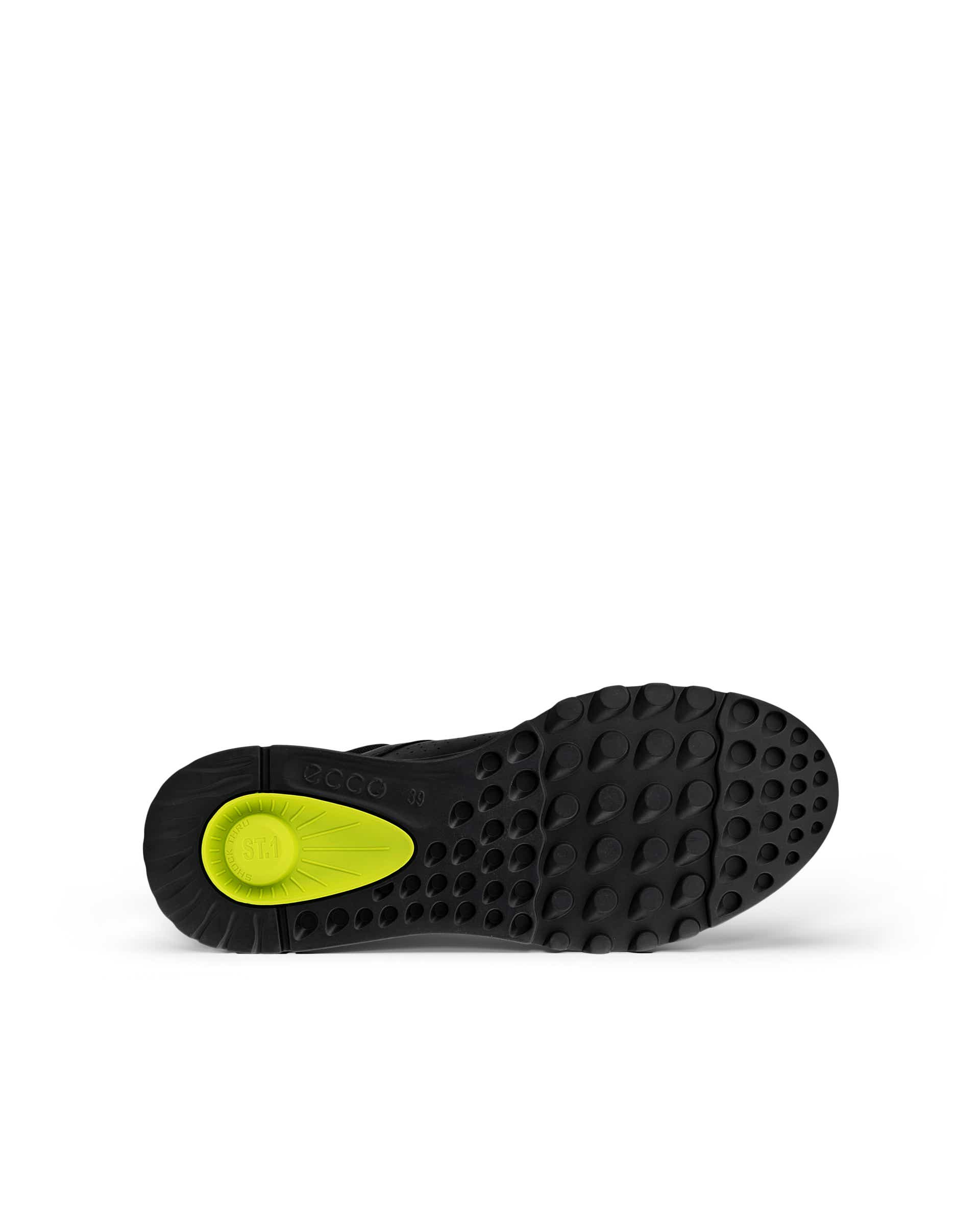 ECCO® Exostride Dames leren sneaker - Zwart - Sole