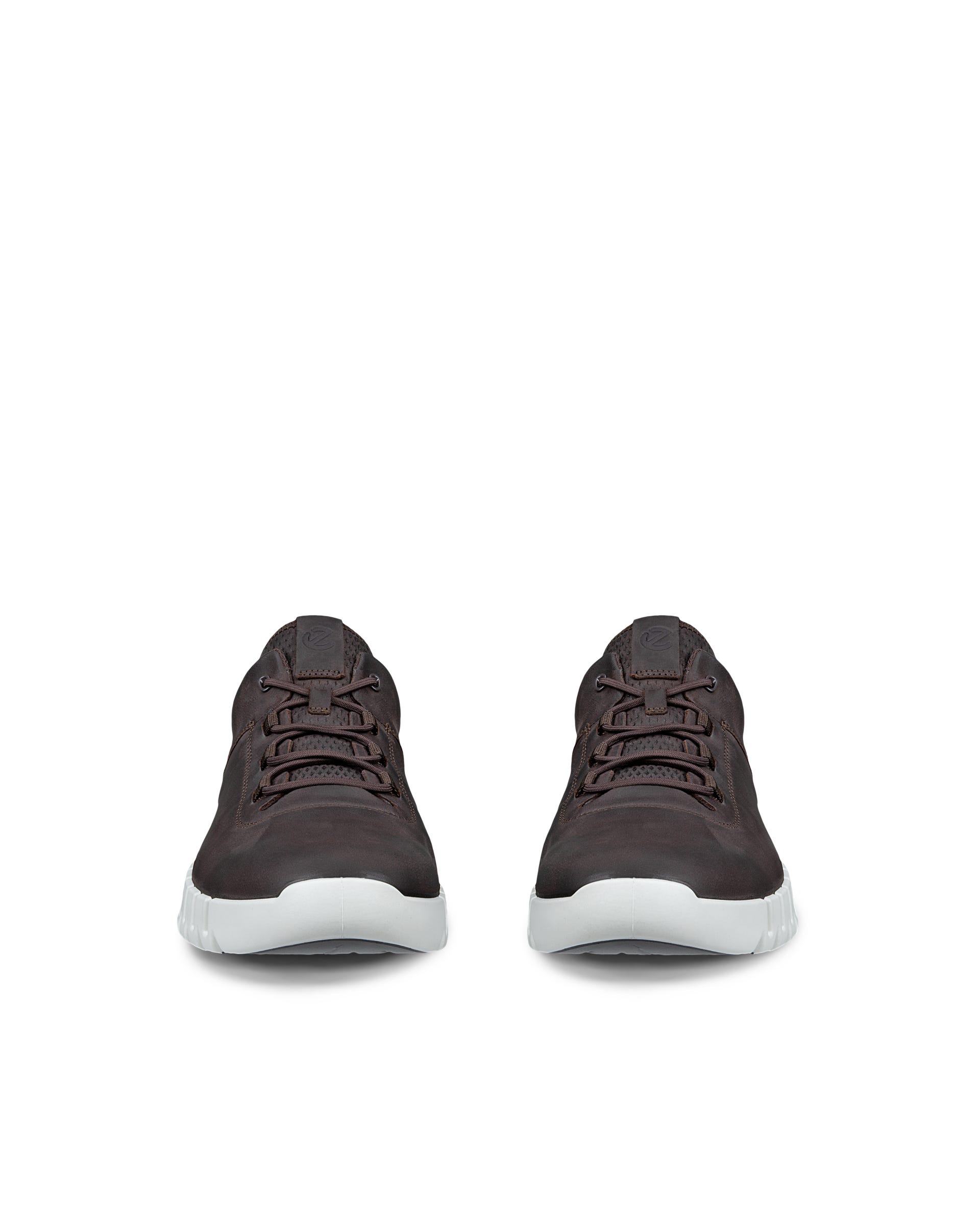 ECCO® Gruuv Herren Sneaker aus Nubukleder - Braun - Front pair