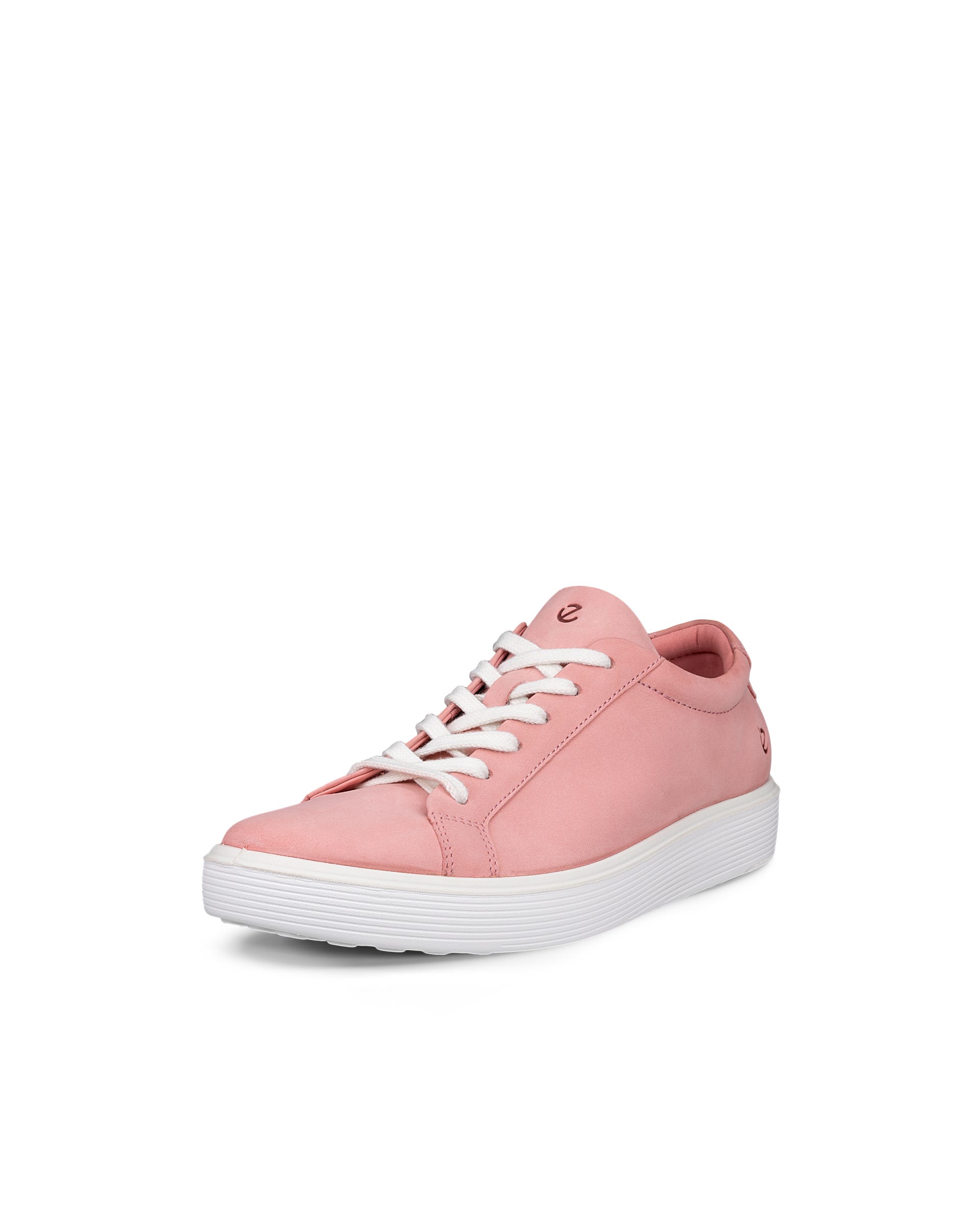 ECCO® Soft 60 baskets en nubuck pour femme - Rose - Main