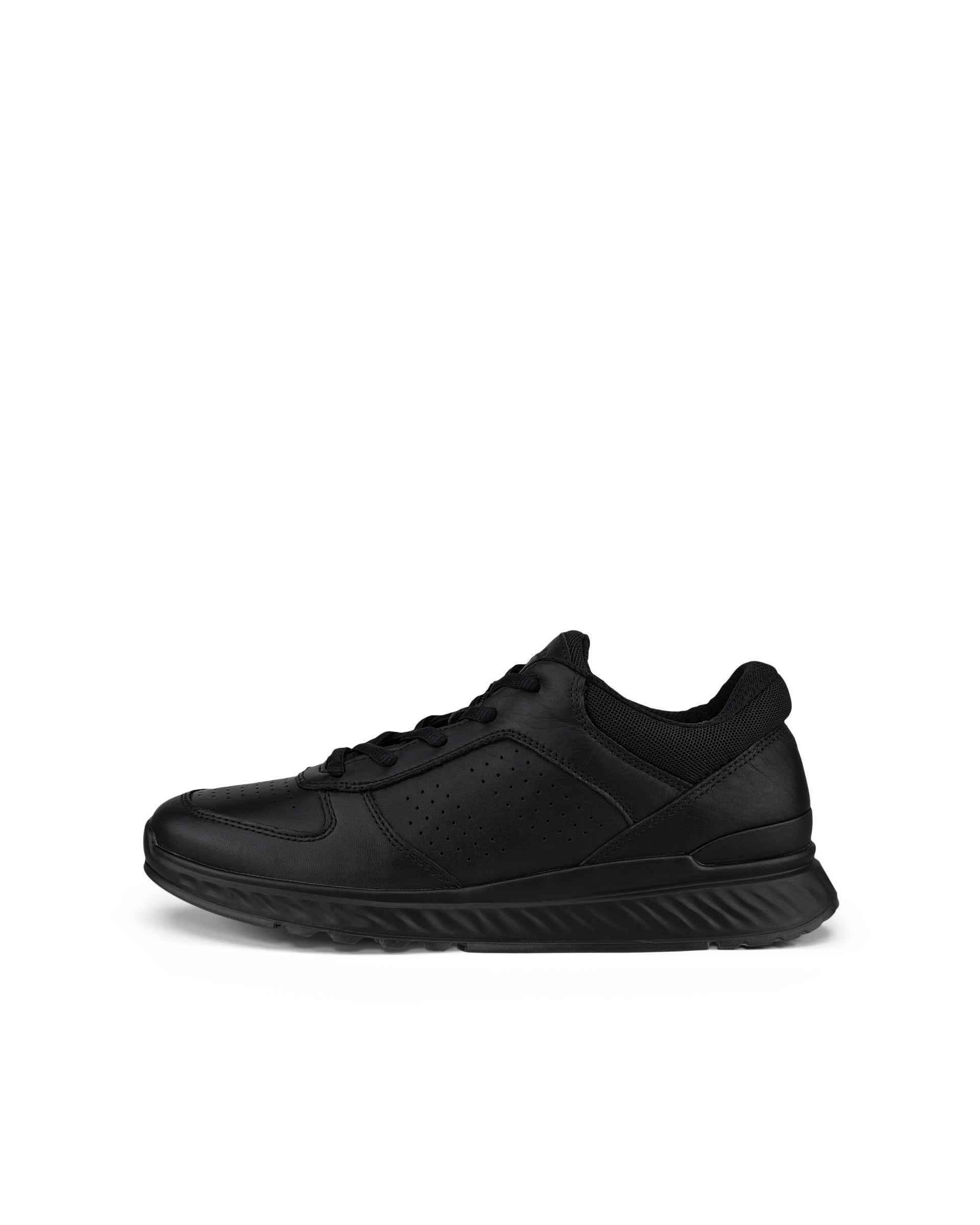 ECCO® Exostride Dames leren sneaker - Zwart - Outside