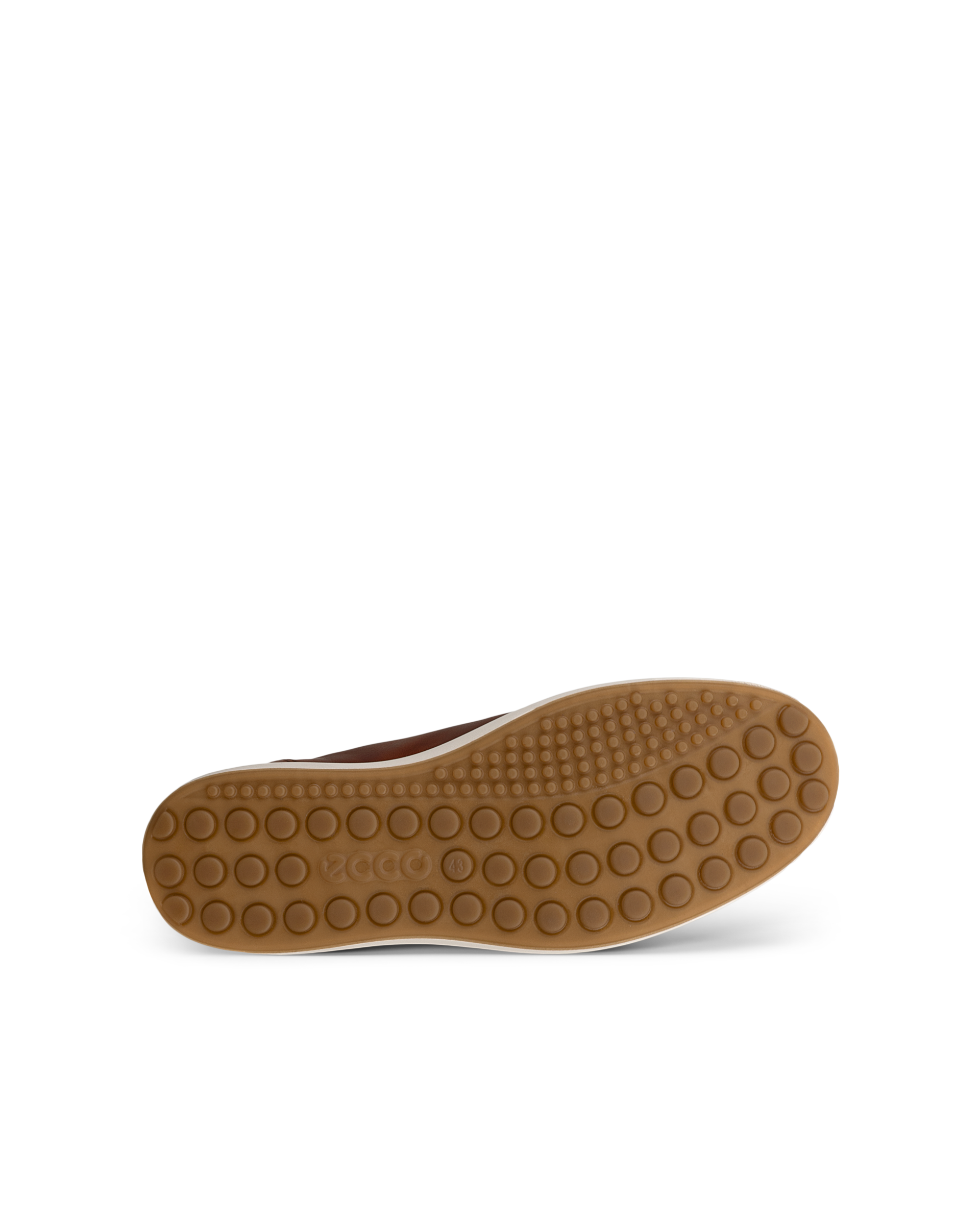 ECCO® Soft 7 baskets en cuir pour homme - Marron - Sole