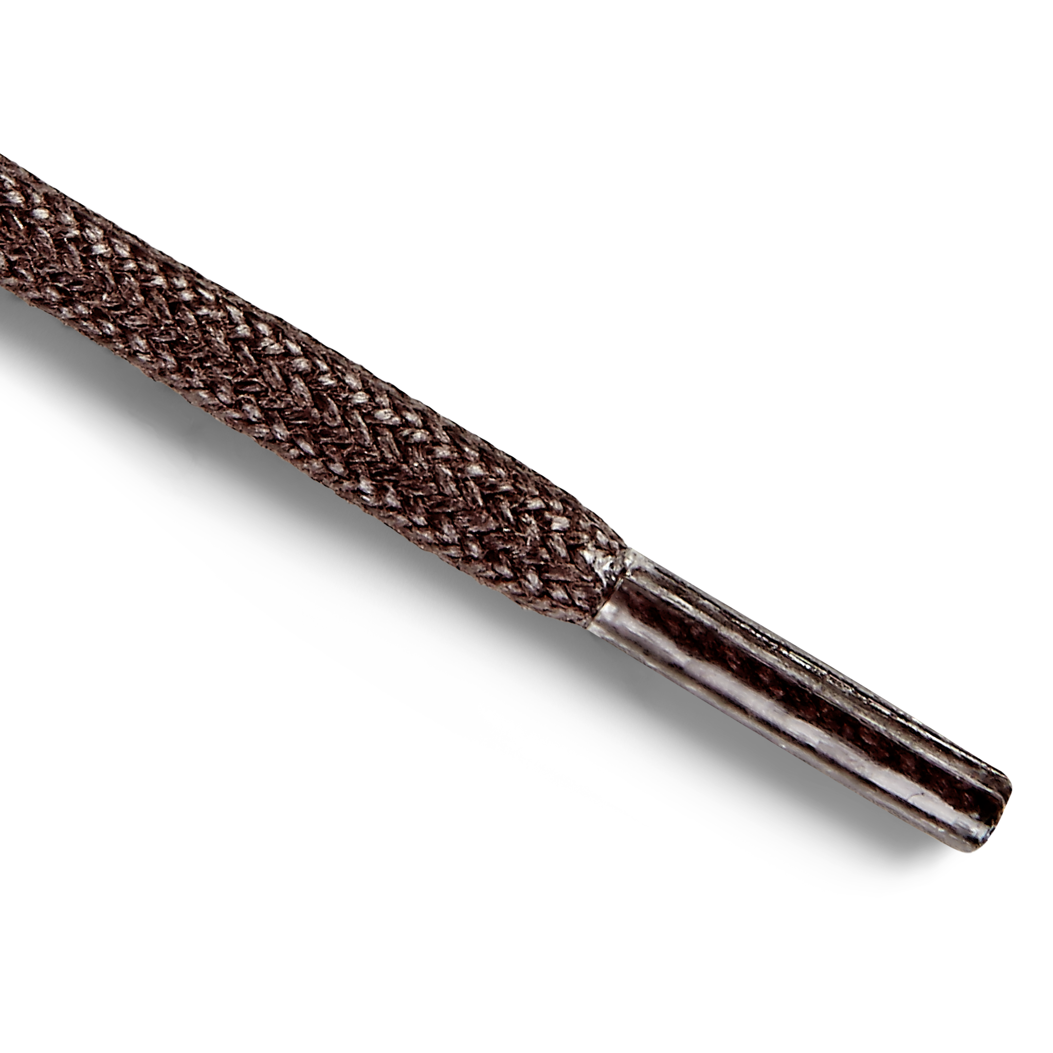 ECCO Lace Waxed Round — Brown