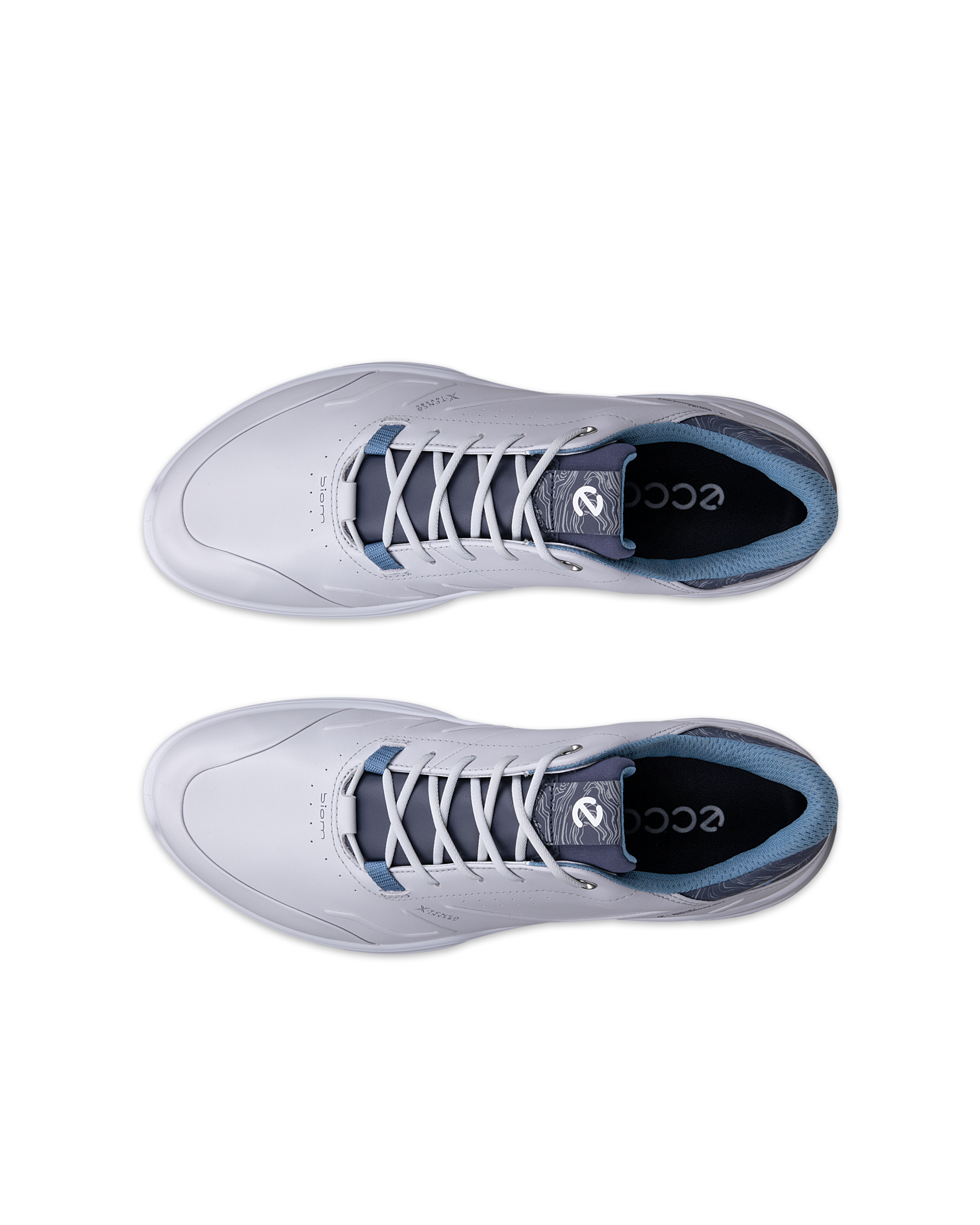 Men's ECCO® Golf Biom H6 Leather Waterproof Golf Shoe | Gray