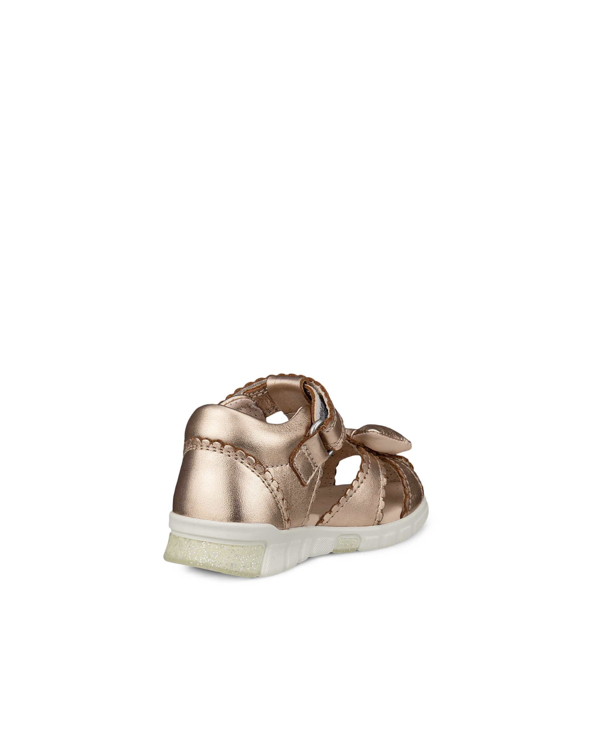 ECCO MINI STRIDE SANDAL — Gold