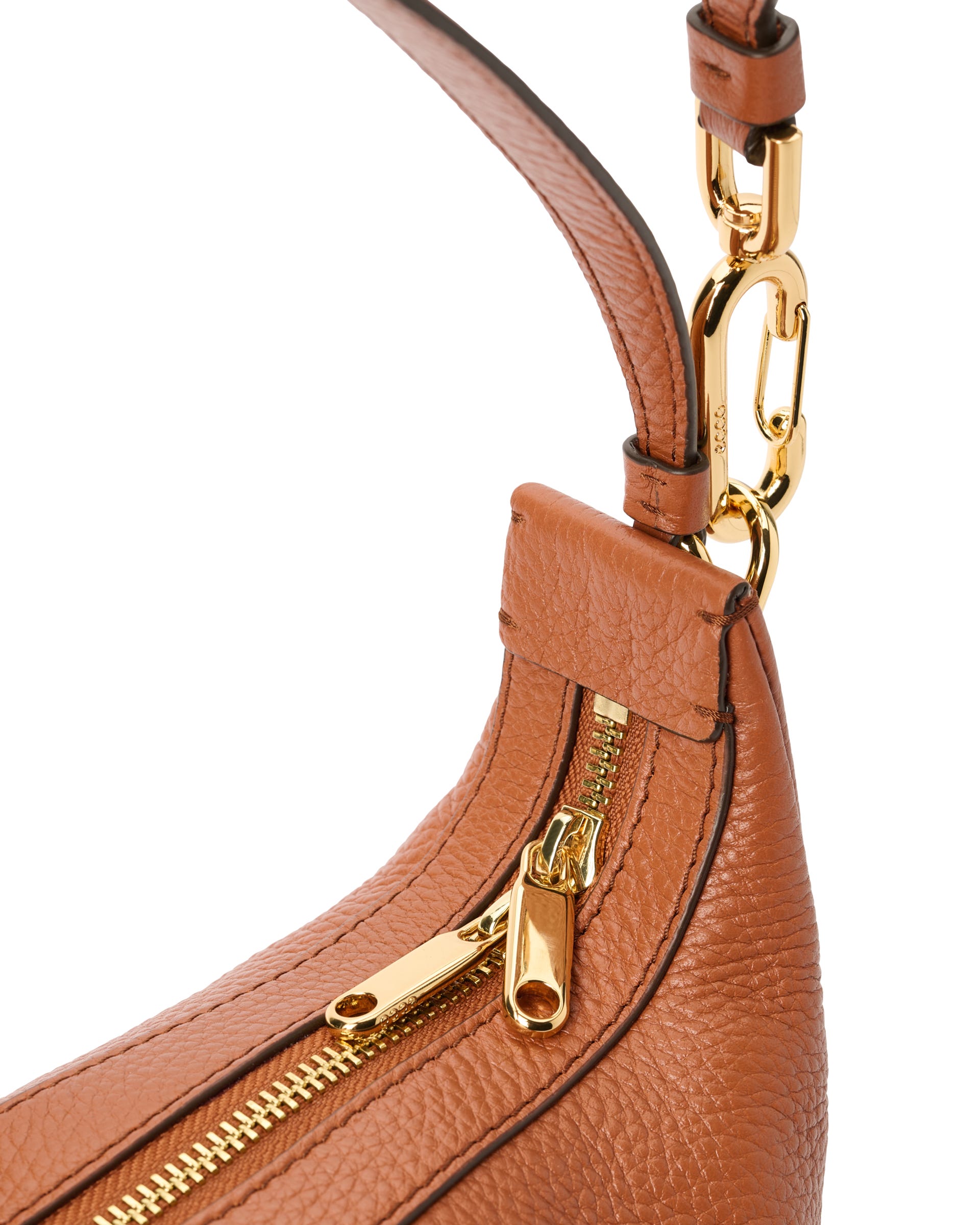 ECCO® Hobo bőr hobo táska - Barna - Detail-1