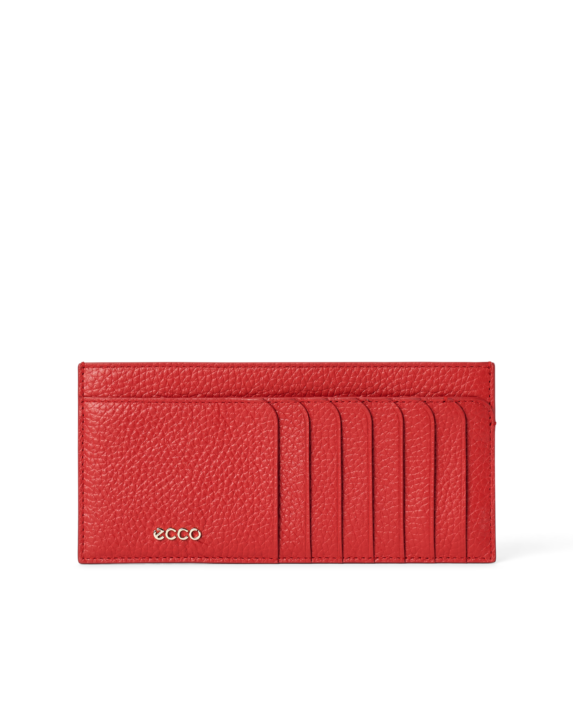 ECCO Wallet - Women's Leather Card Case - Red