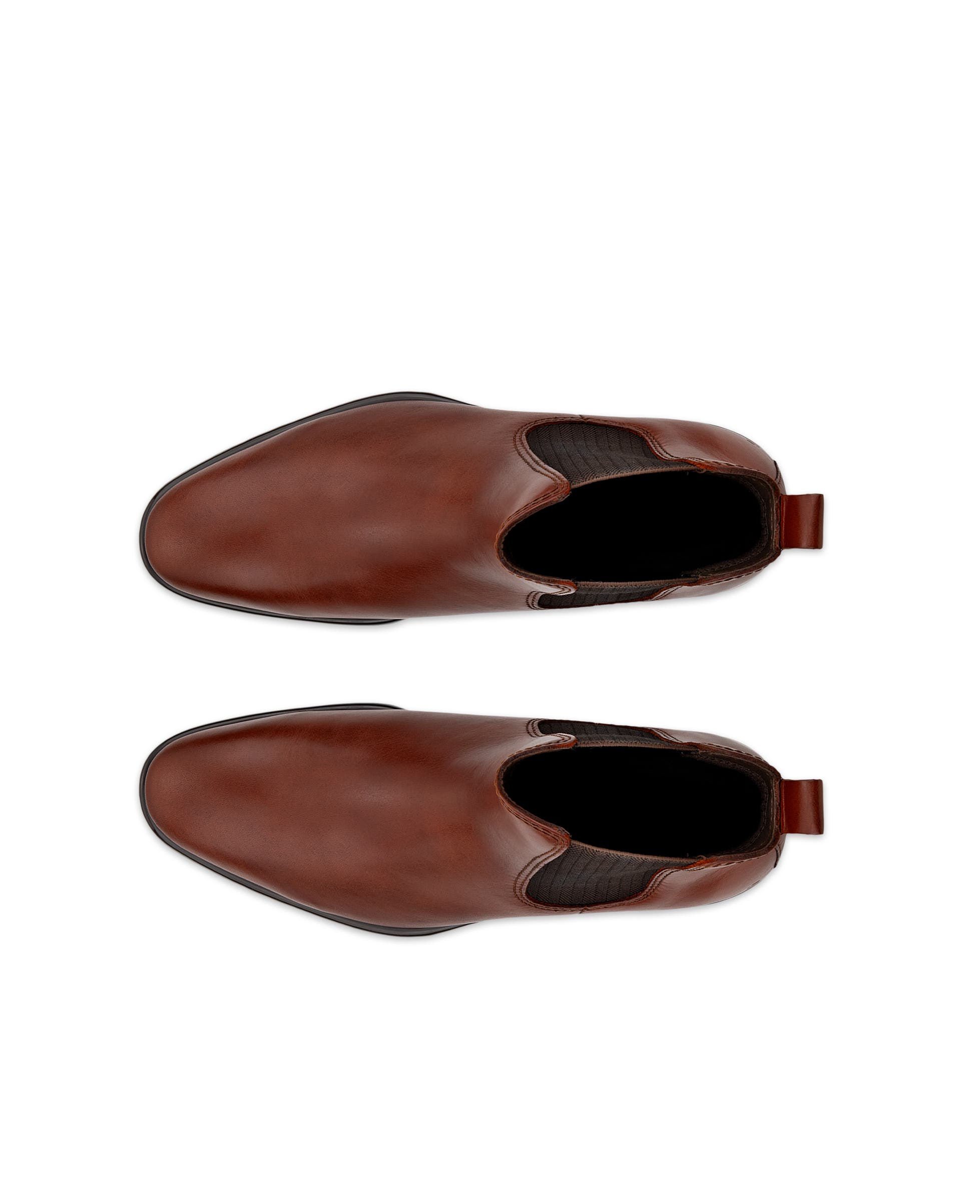 ECCO Men Citytray Tall Chelsea Boots - Brown - Top left pair