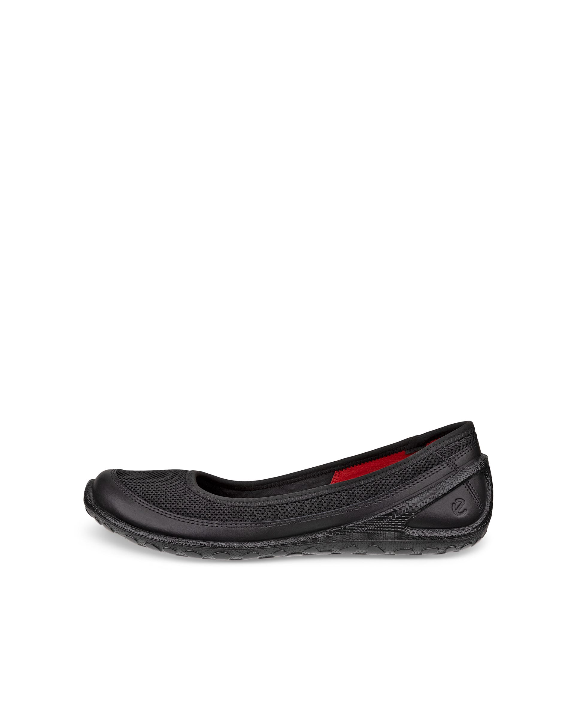 Women's ECCO® Biom Lite Textile Ballerina Black