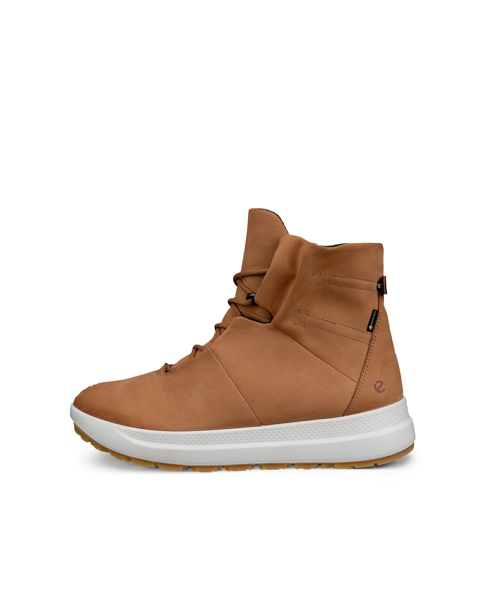 Women's ECCO® Solice Nubuck Gore-Tex Mid-Cut Outdoor Boot - Brown - Outside