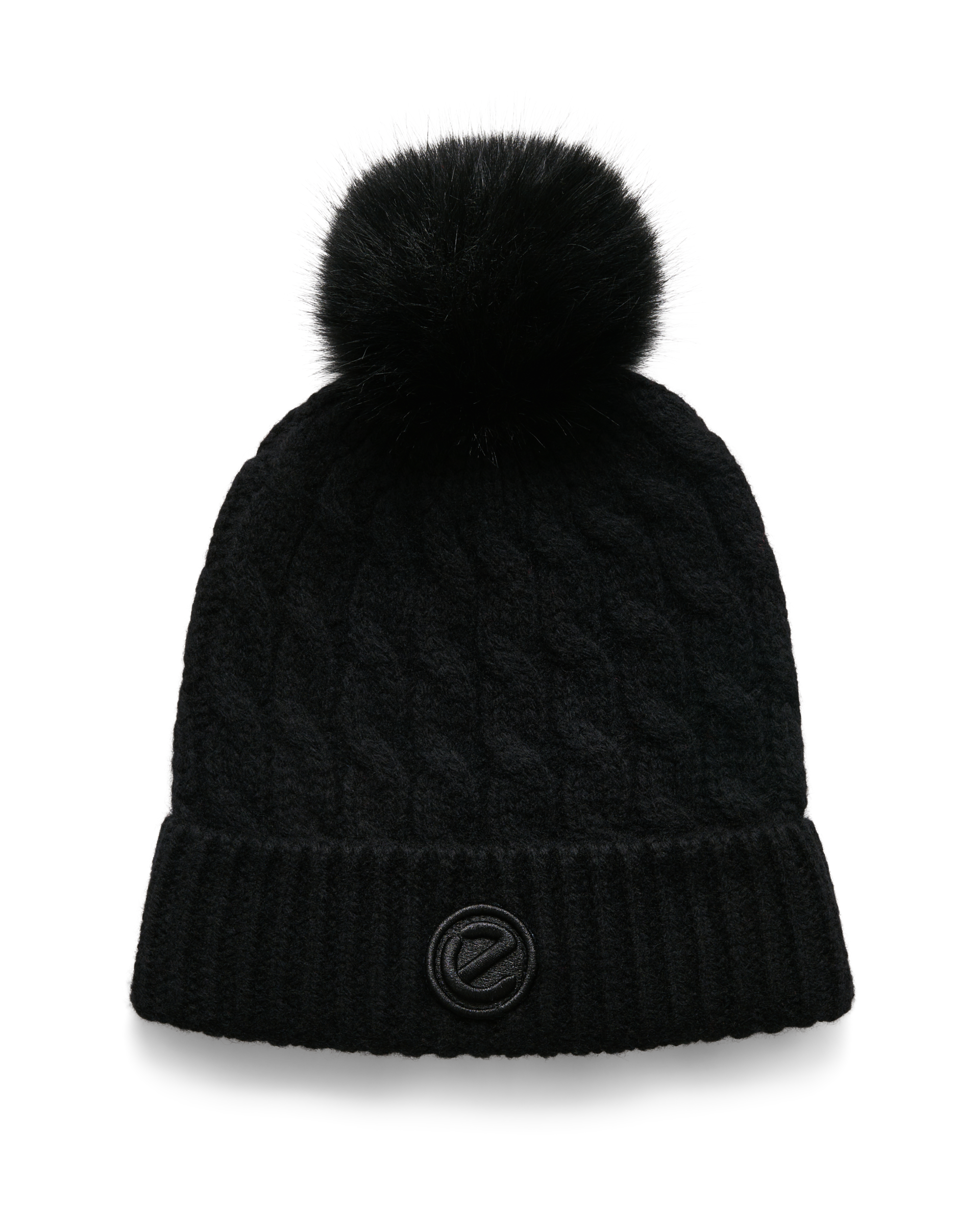 ECCO Women Pattern Pompom Bean — Black