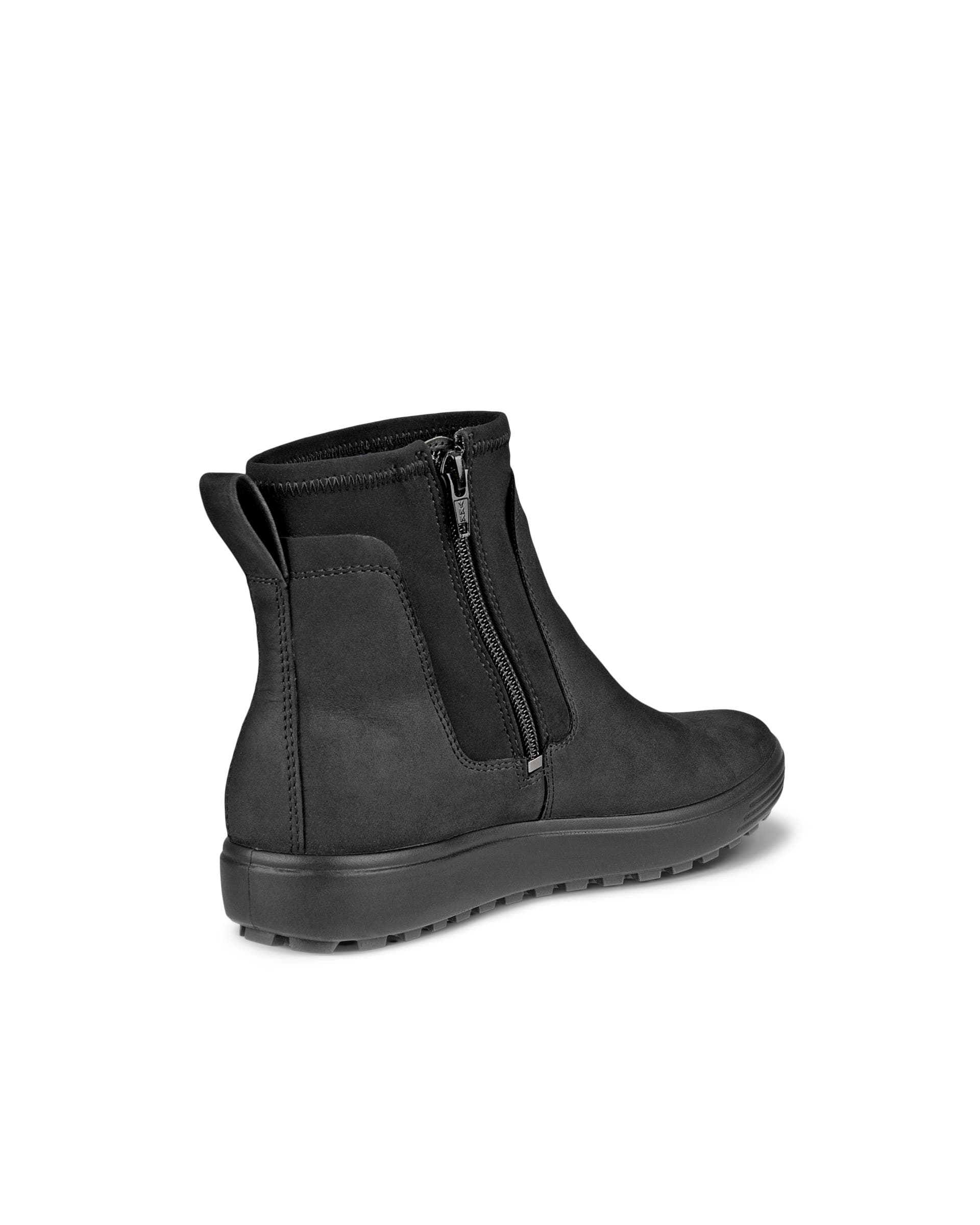 ECCO® Soft 7 Tred Dames Chelsea boot met Gore-Tex - Zwart - Back