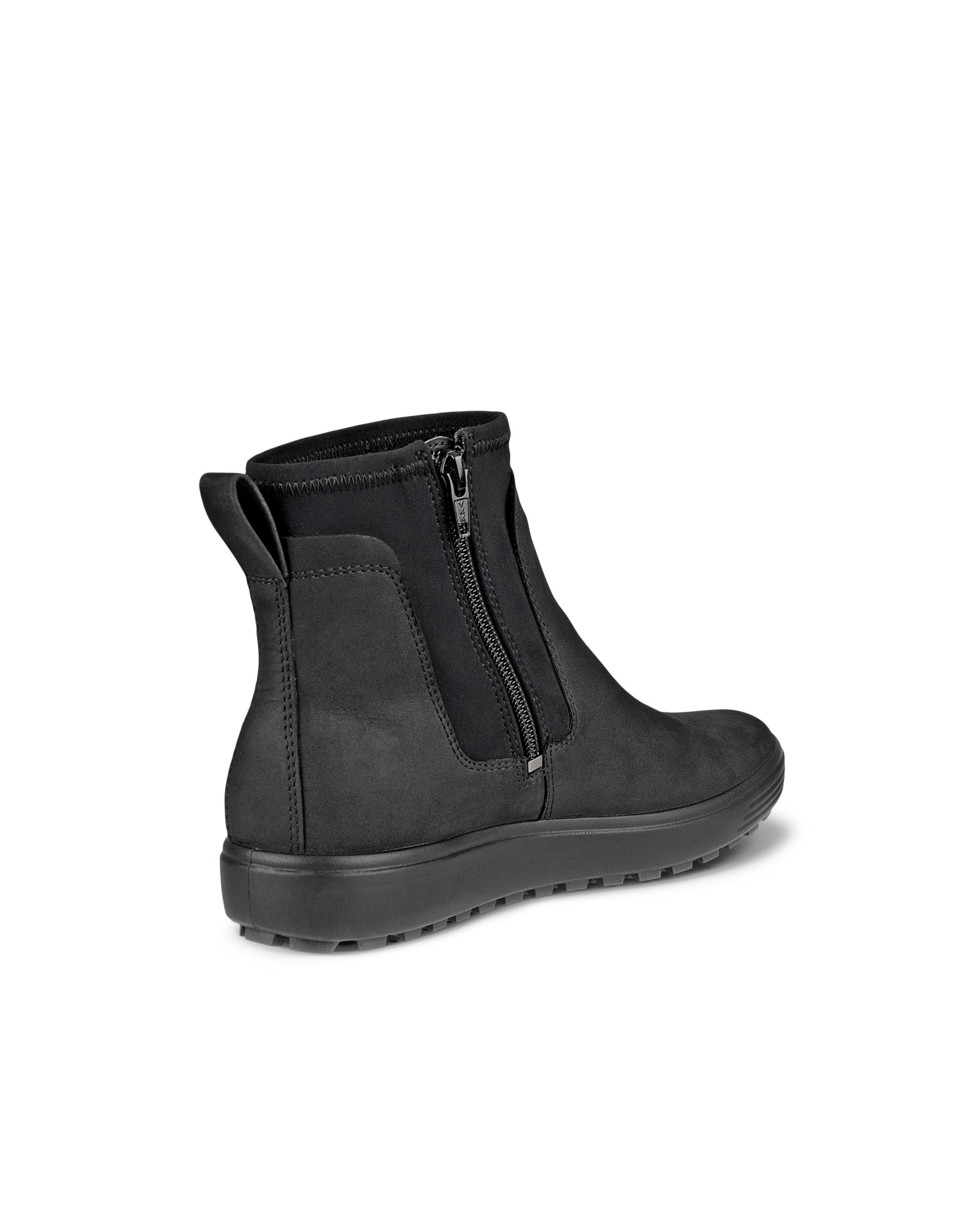 ECCO® Soft 7 Tred Dames Chelsea boot met Gore-Tex - Zwart - Back