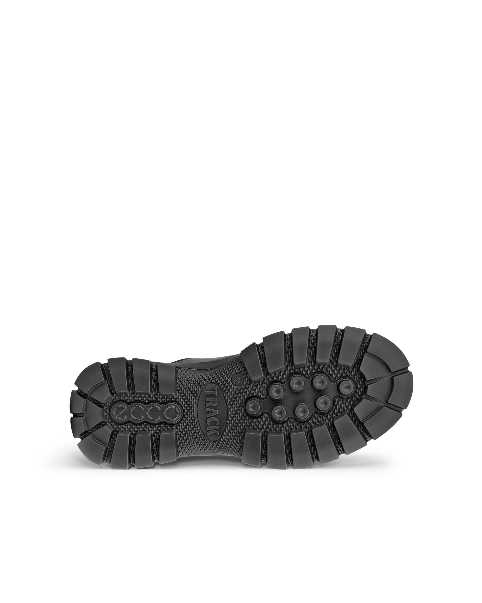 ECCO Track 30 メンズ レザーウォータープルーフレースアップブーツ - ブラック - Sole