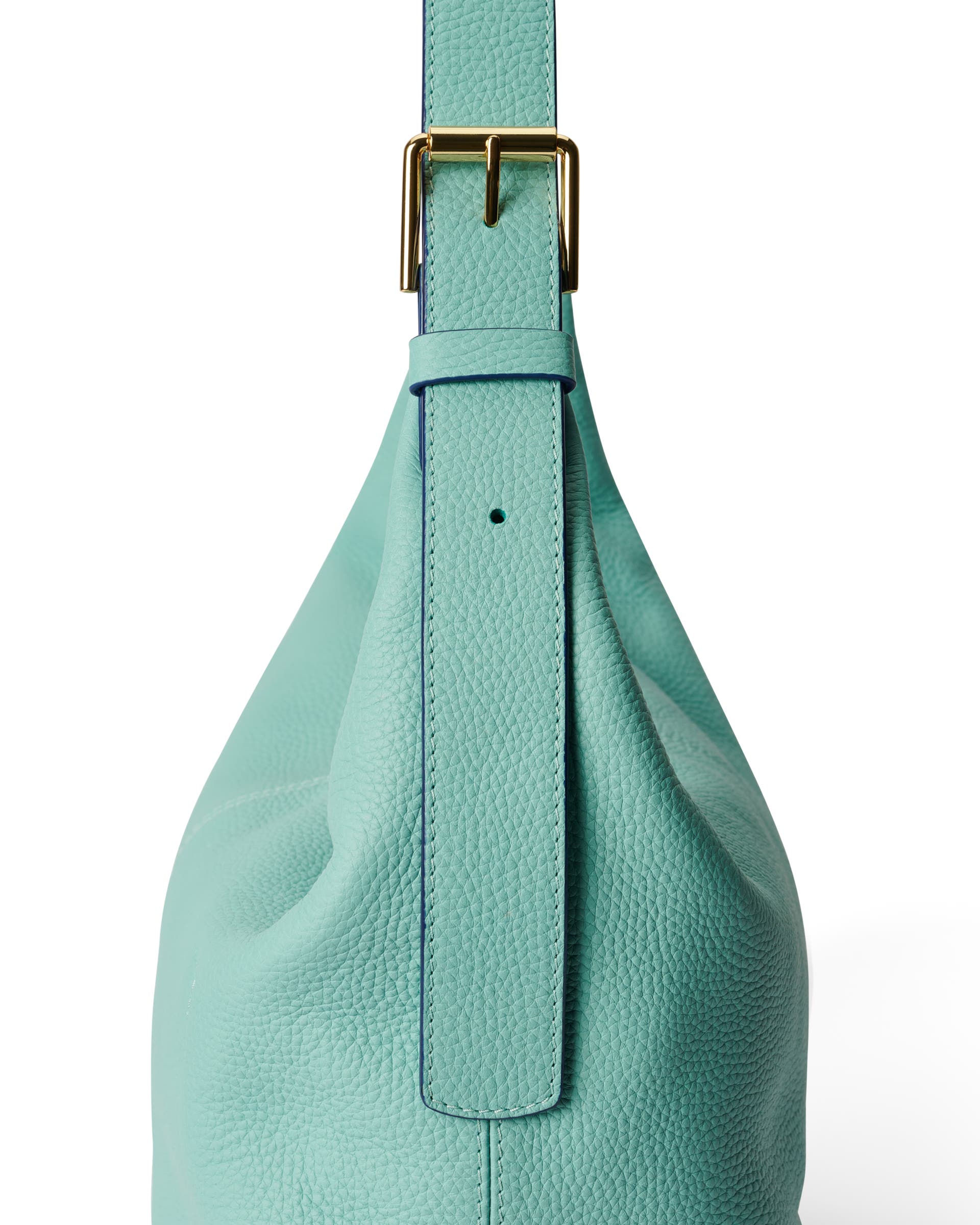 ECCO® Hobo Hobo-Tasche aus Leder - Blau - Detail-2