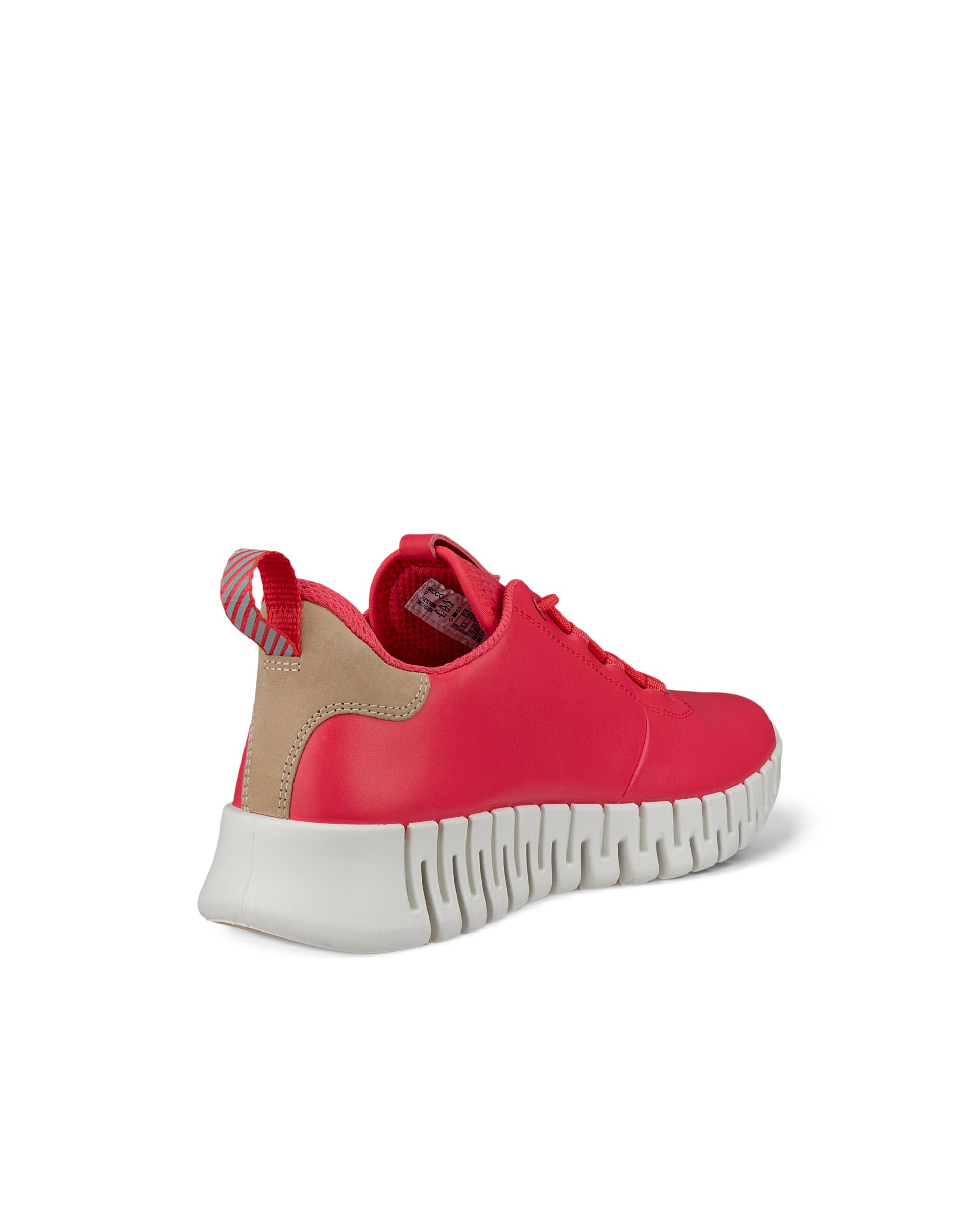 Naisten ECCO® Gruuv nahka tennari - Vaaleanpunainen - Back