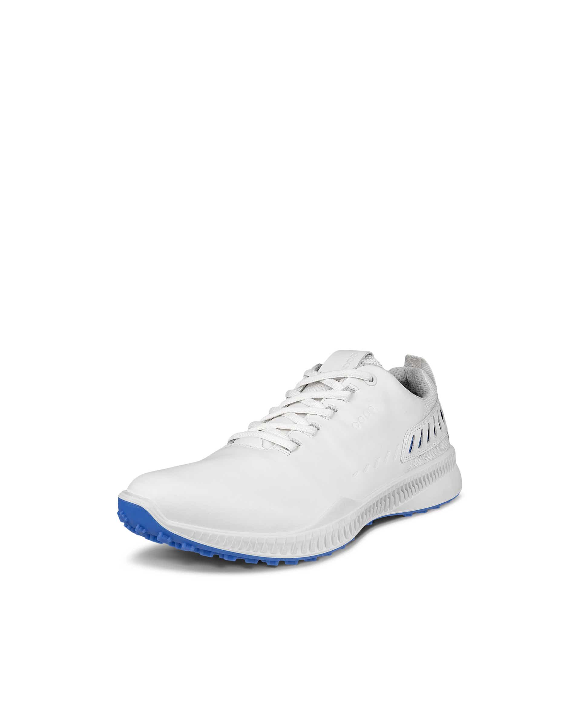 Men's ECCO® Golf S-Hybrid Leather Waterproof Golf Shoe - White - Main