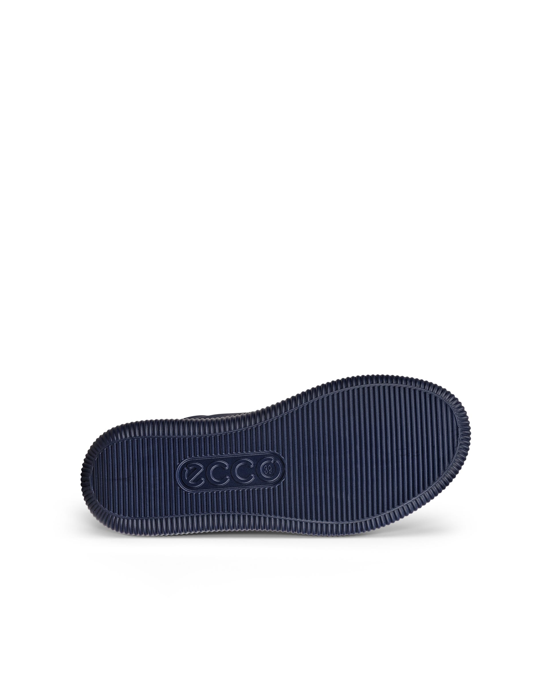 Botas meio cano impermeáveis nobuck mulher ECCO® SOFT ZERO - Azul - Sole