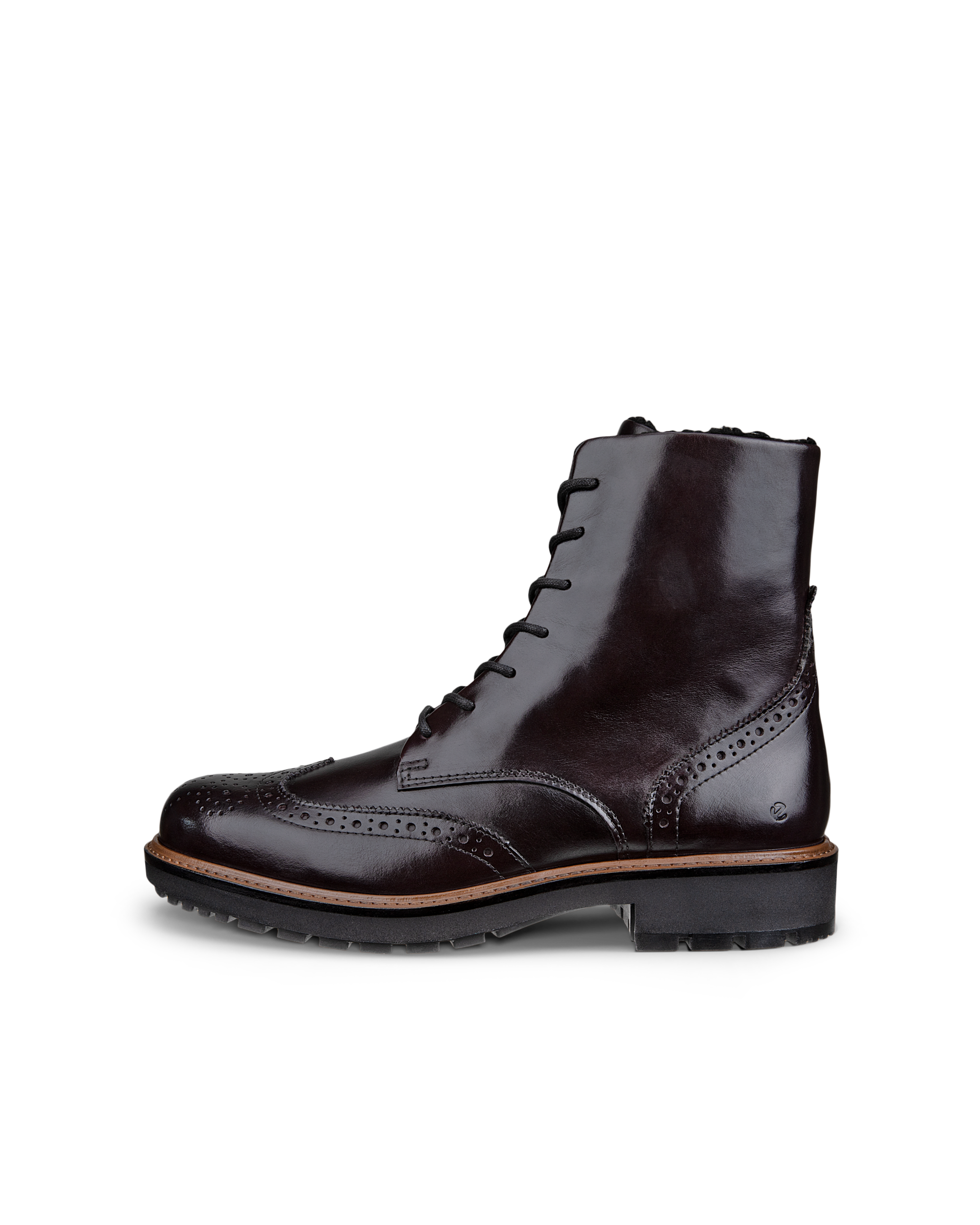 ECCO Nouvelle ウィメンズ レザーレースアップブーツ | ブラック ECCO Nouvelle ウィメンズ レザーレースアップブーツ | ブラック