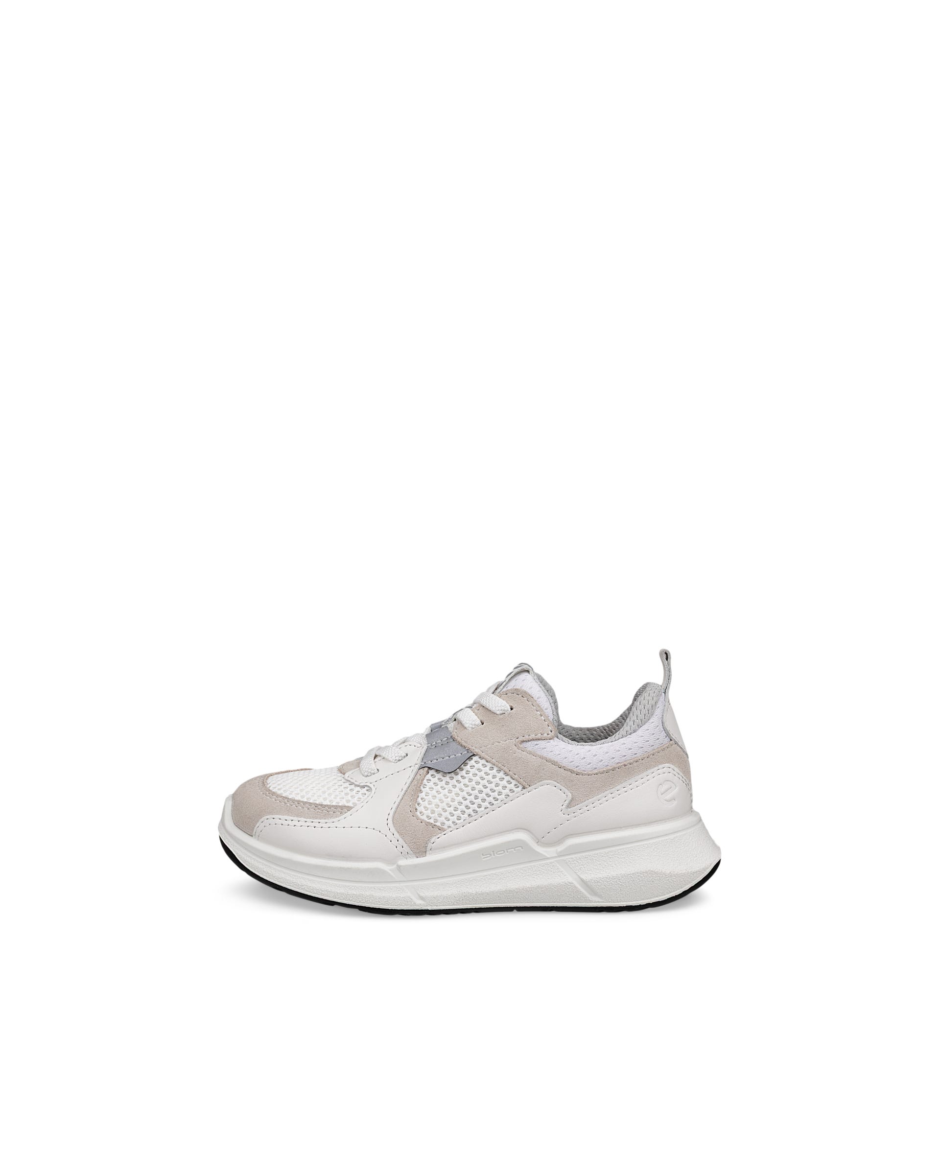 ECCO® Retro Sneaker baskets en cuir pour femme - Blanc - Outside
