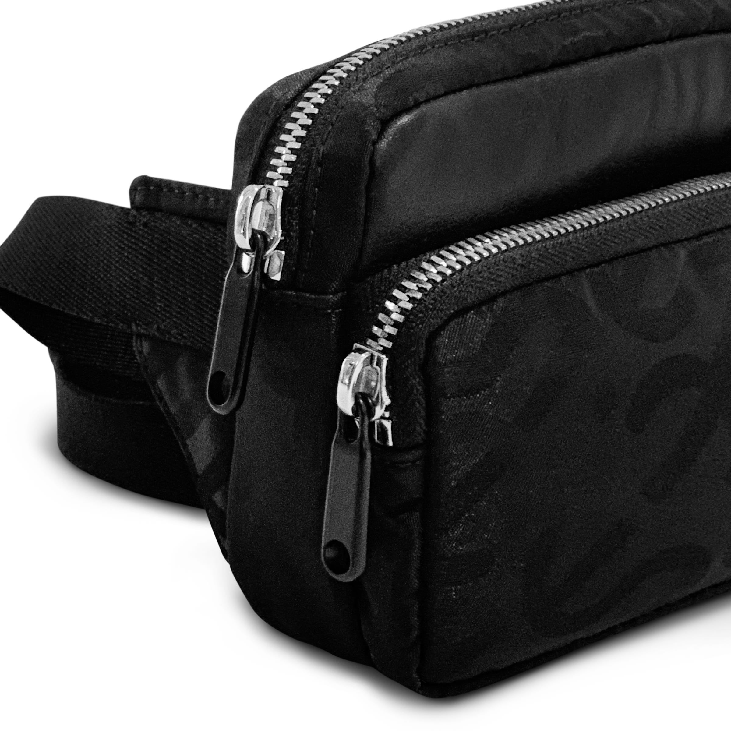 ECCO® Waist Leather Waist Bag - Black - Detail-1