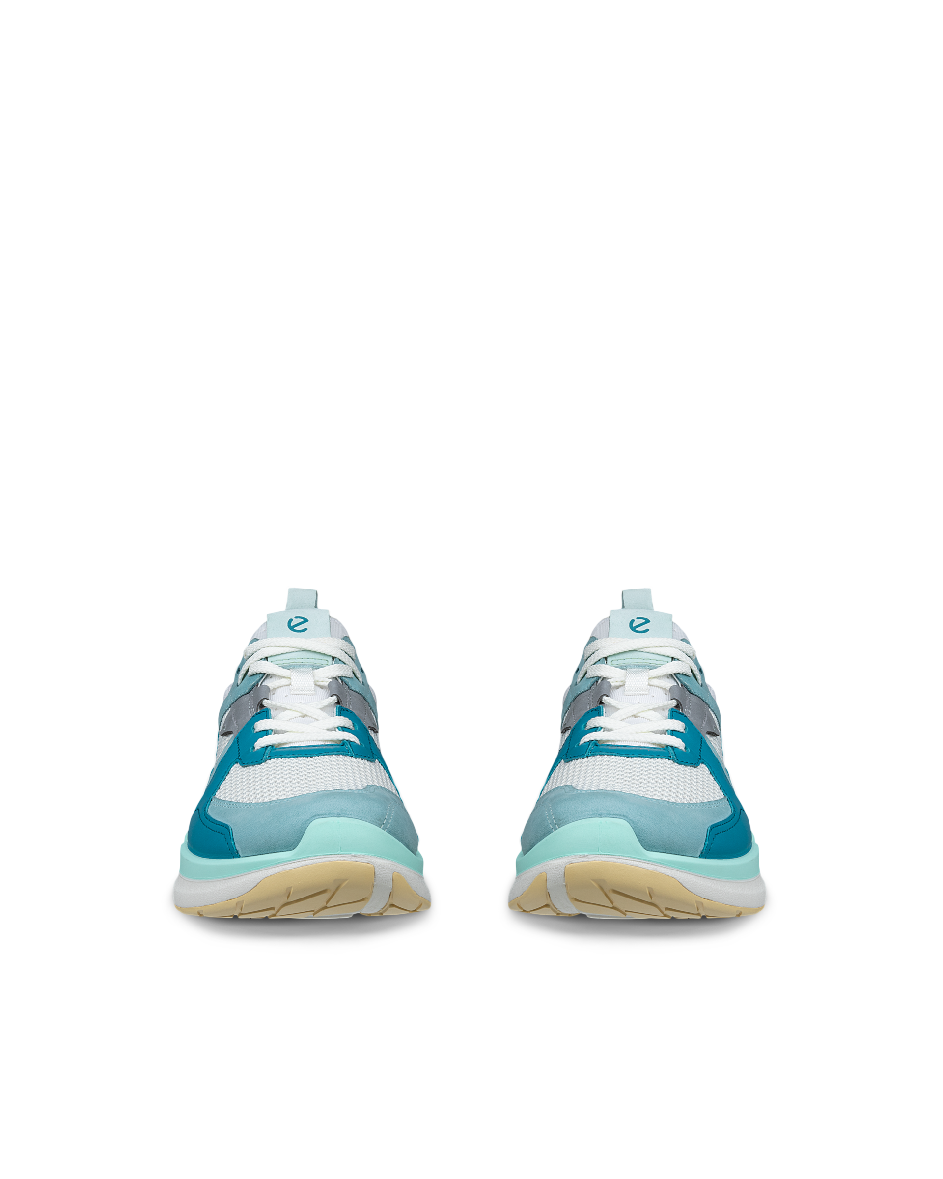 ECCO® BIOM 2.2 Dames nubuck sneaker - Blauw - Front pair