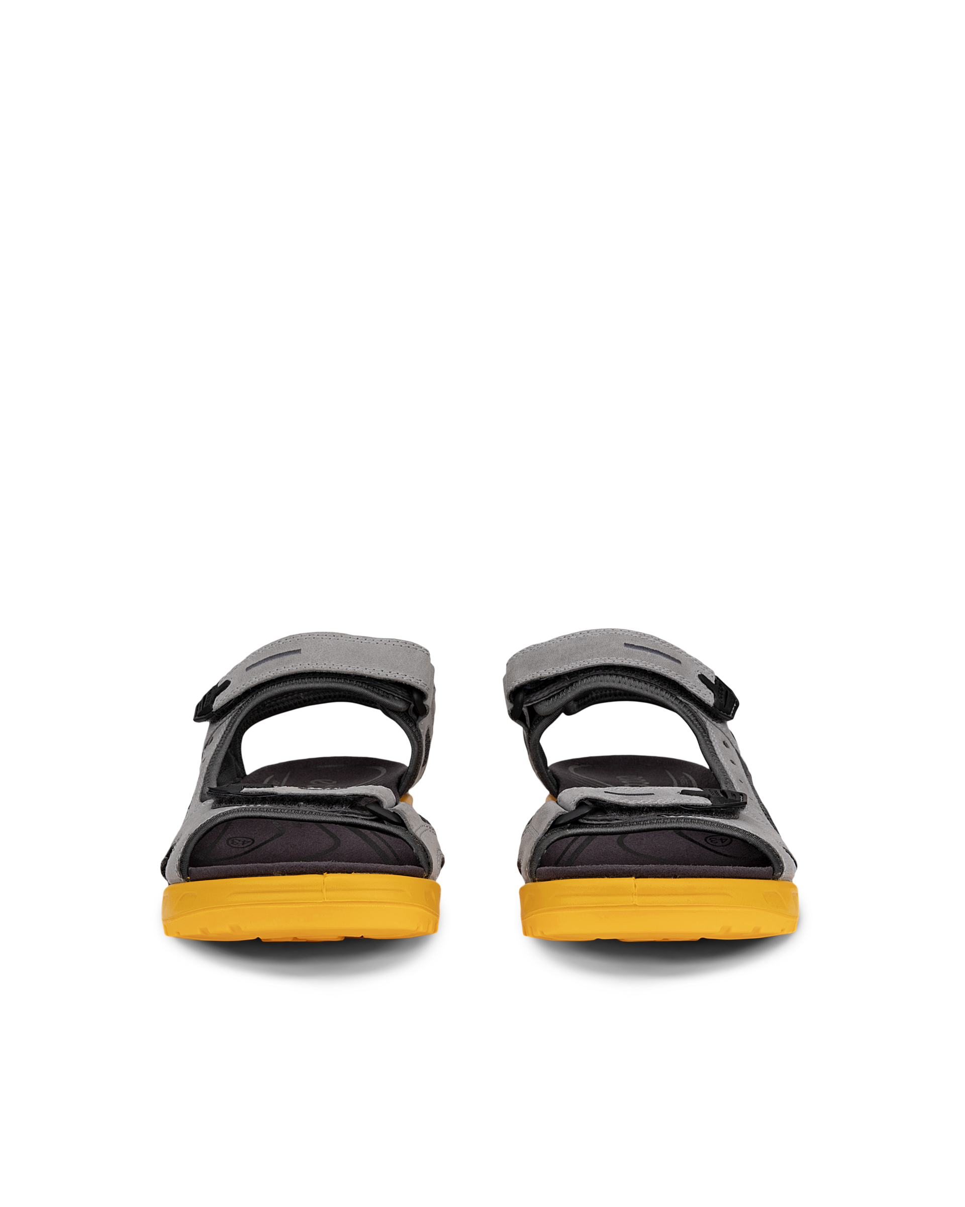 ECCO Offroad メンズ ヌバックハイキングサンダル | グレー