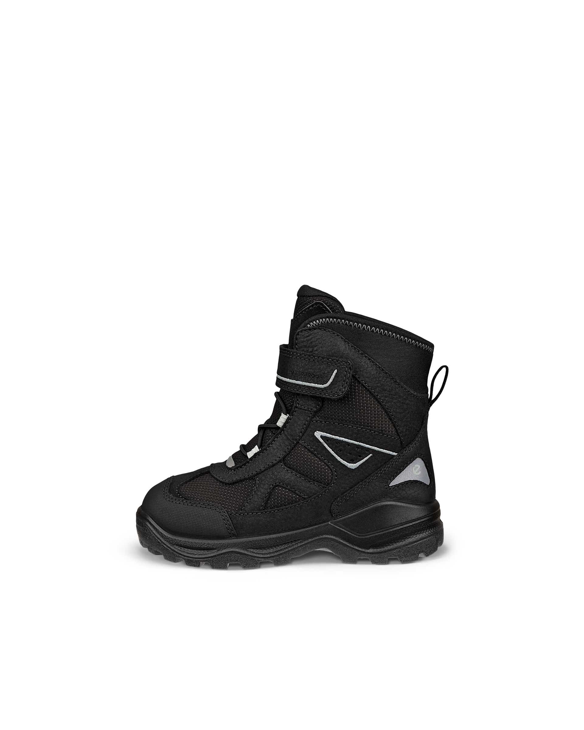 ECCO® Snow Mountain Vattentät vintersko i nubuck  barn - Svart - Outside
