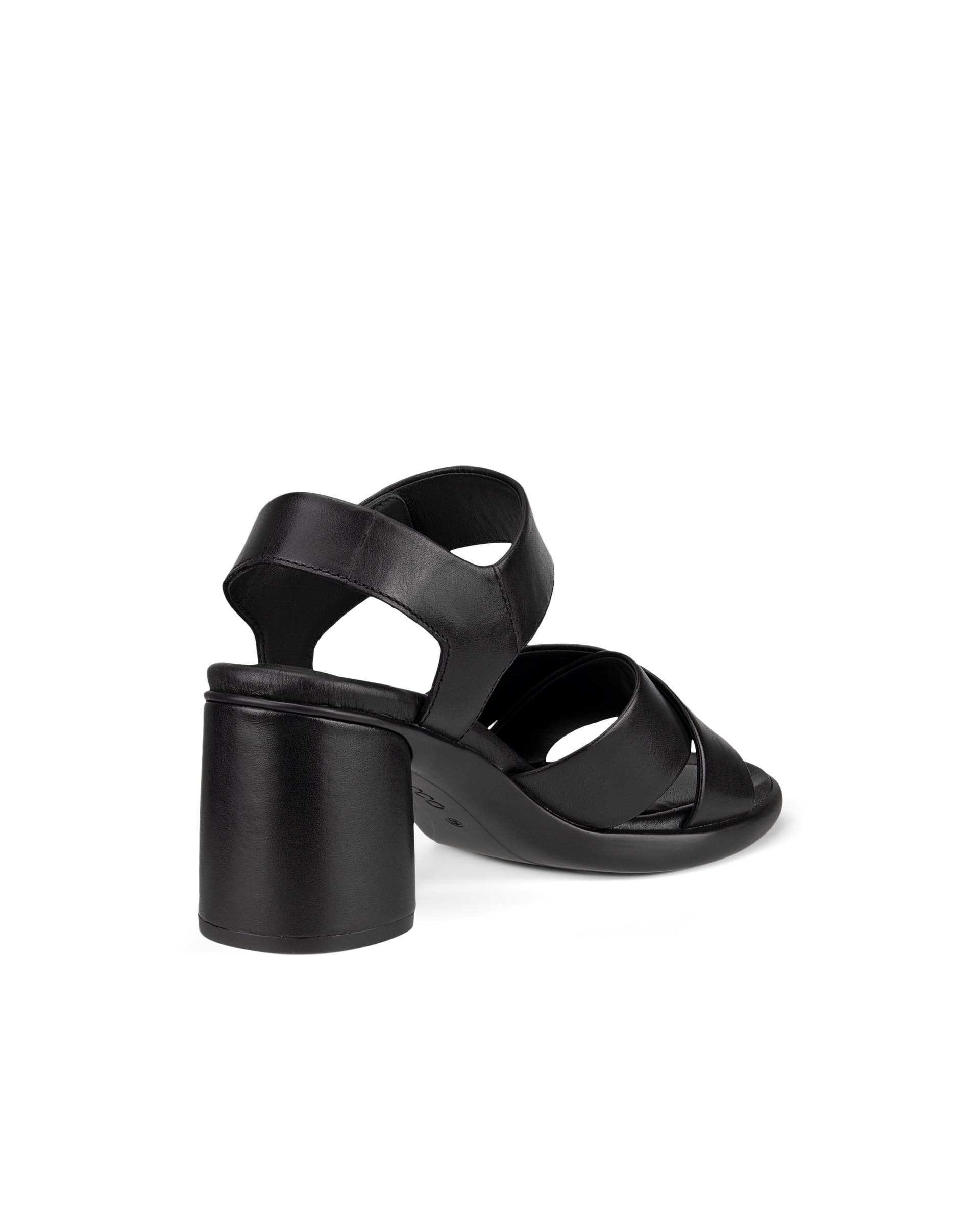ECCO® Sculpted Sandal LX 55 Damen Ledersandale mit Absatz - Schwarz - Back